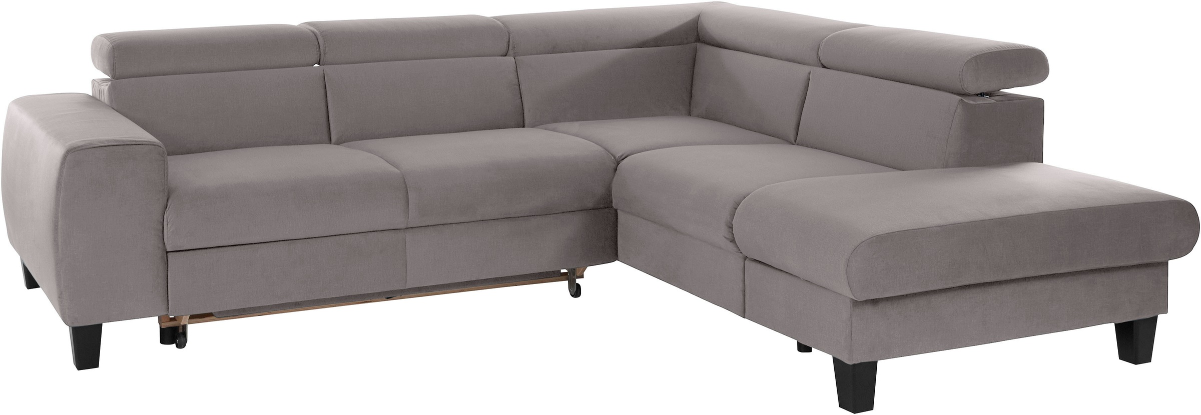 Thumbnail - COTTA Ecksofa "Morven L-Form mit Kopfteilverstellung", wahlweise mit Bettfunktion, Bettkasten & Wireless-Charger