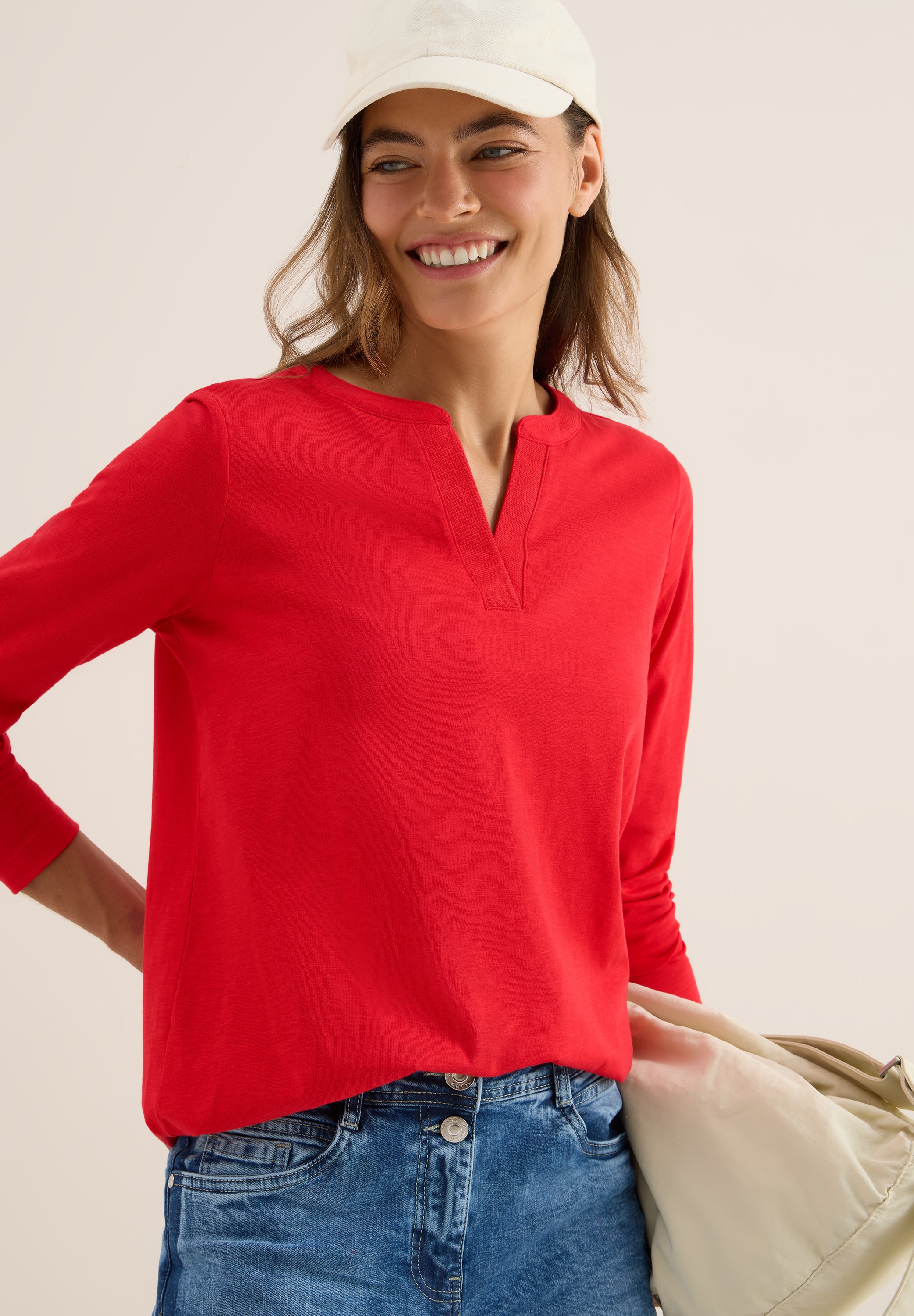 Cecil Langarmshirt, im Tunika-Look günstig online kaufen