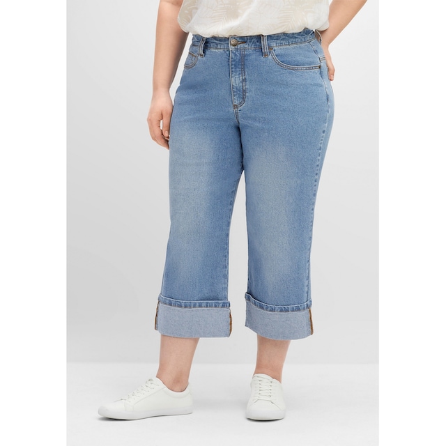 Beinform | kaufen Sheego weiter 3/4-Jeans Größen«, mit »Große Dad-Stil für im BAUR
