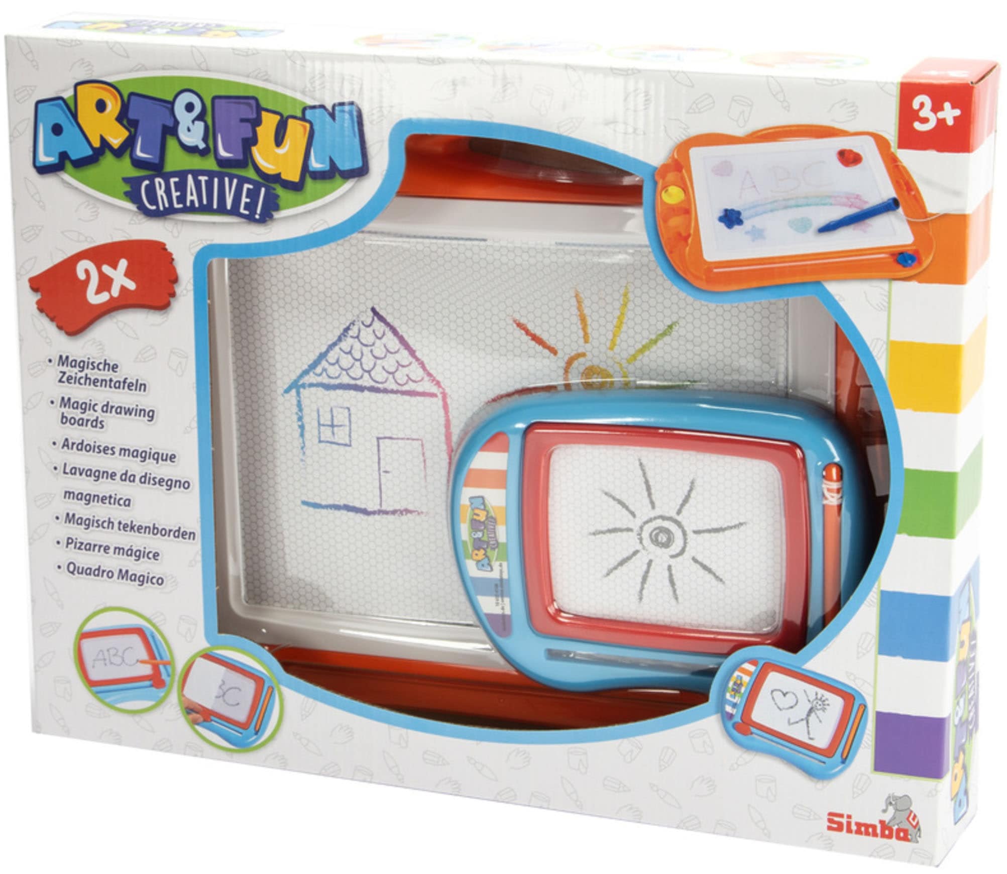 SIMBA Zaubertafel »Art & Fun 2 Farb-Maltafeln«