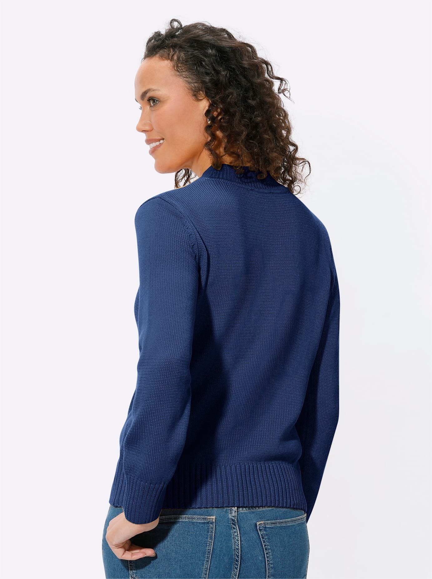 Casual Looks Stehkragenpullover »Pullover«