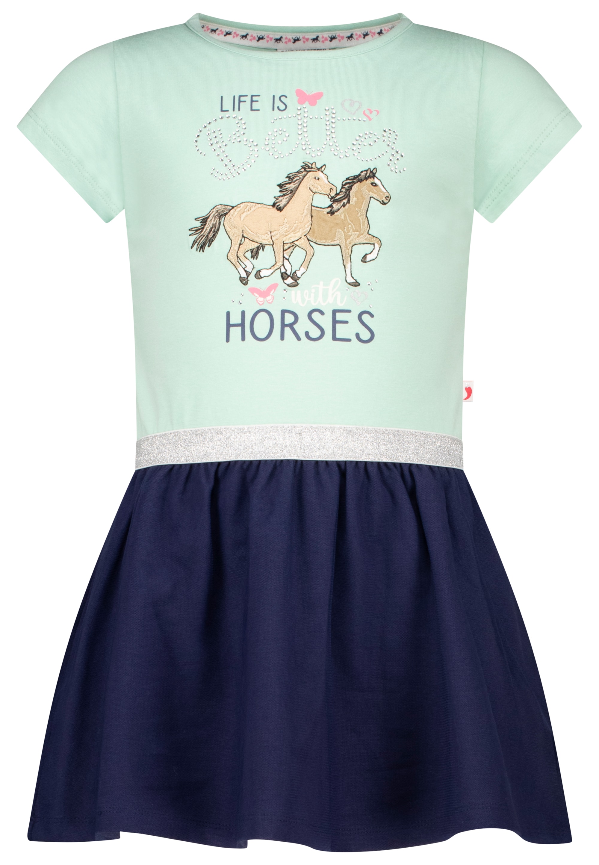 SALT AND PEPPER Jerseykleid »Dream Horse«, mit Pferde-Applikation und Glitzersteinen