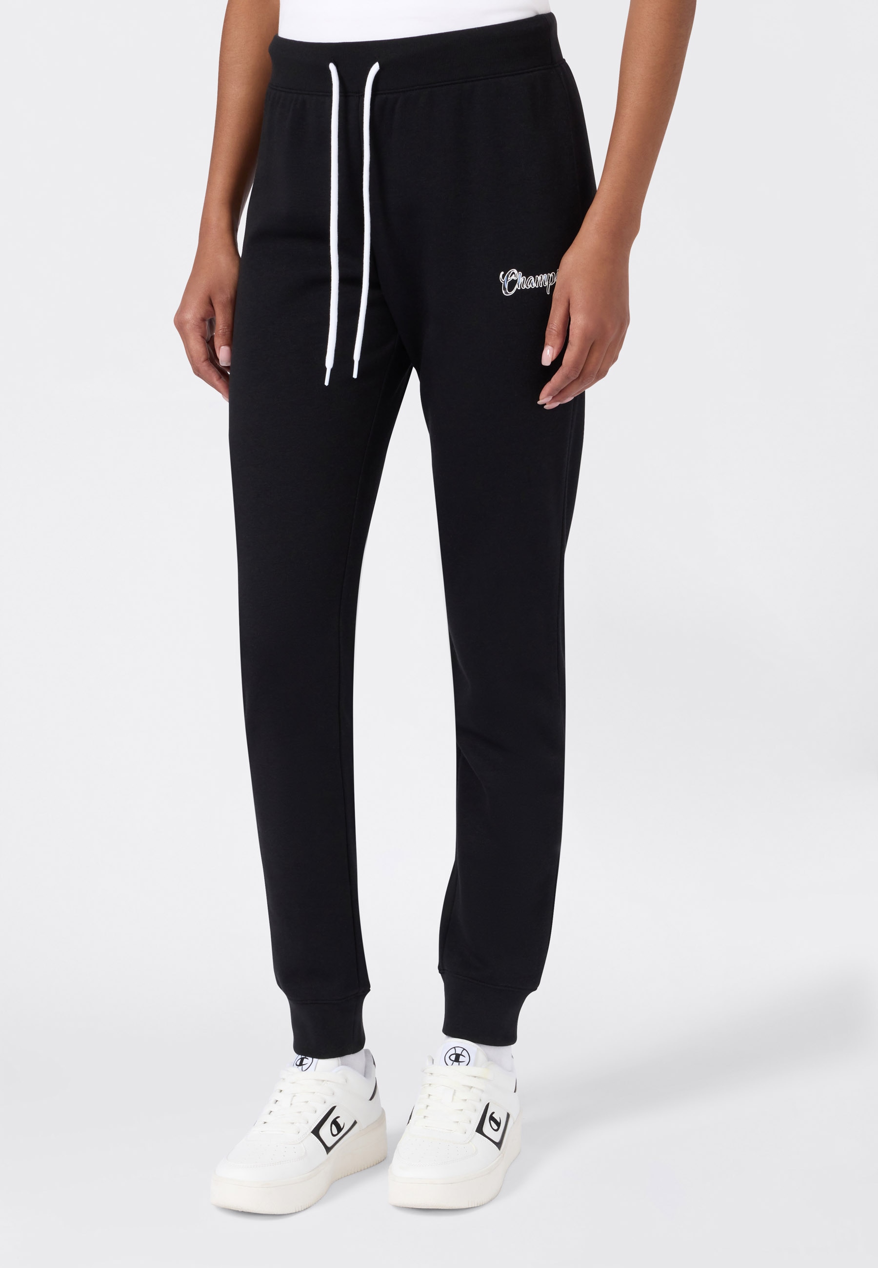 Champion Jogginghose "Graphic Rib Cuff Pants" für Erwachsene, aus Baumwolle und Polyester