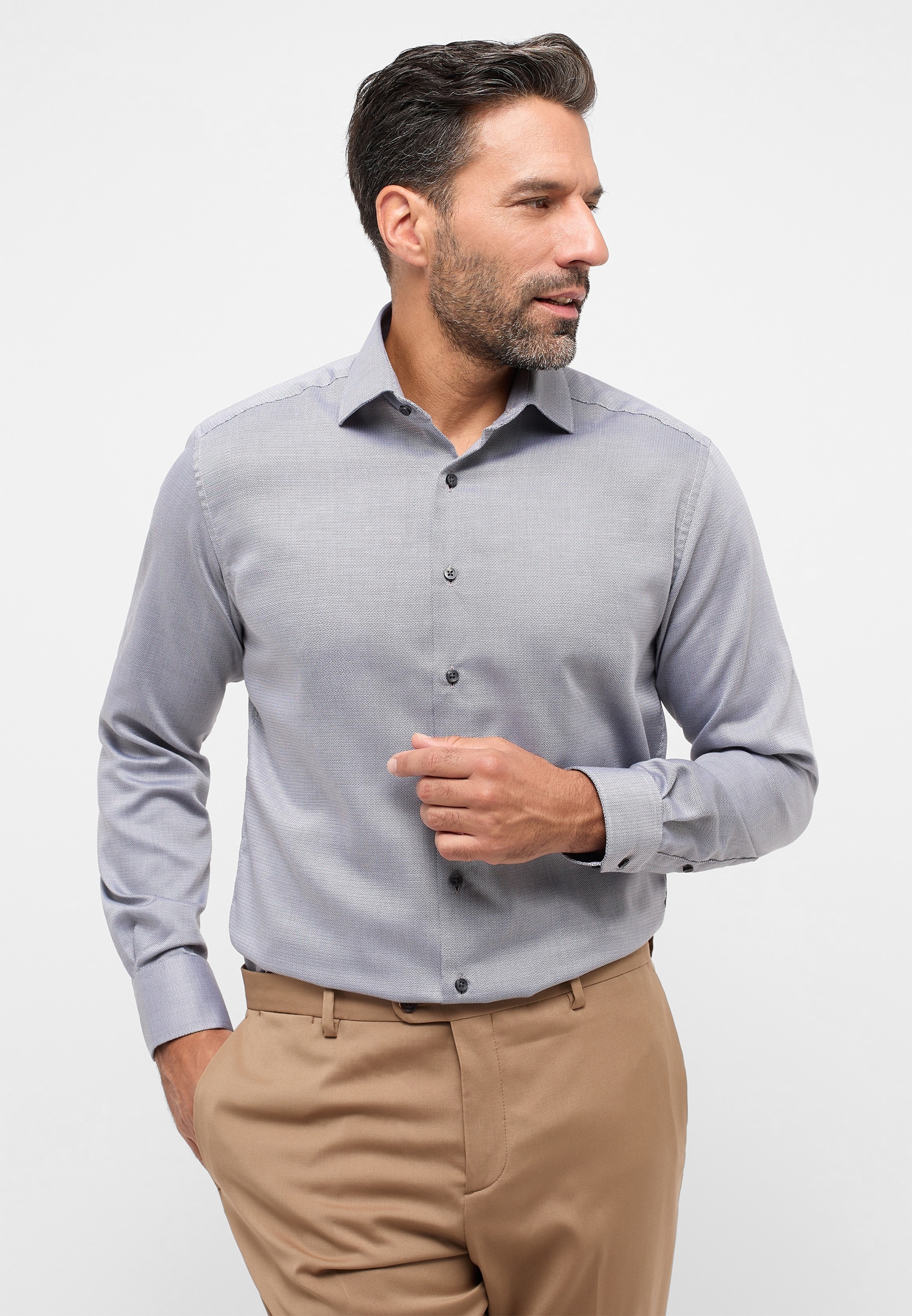 Eterna Langarmhemd "MODERN FIT", NON IRON (bügelfrei) günstig online kaufen