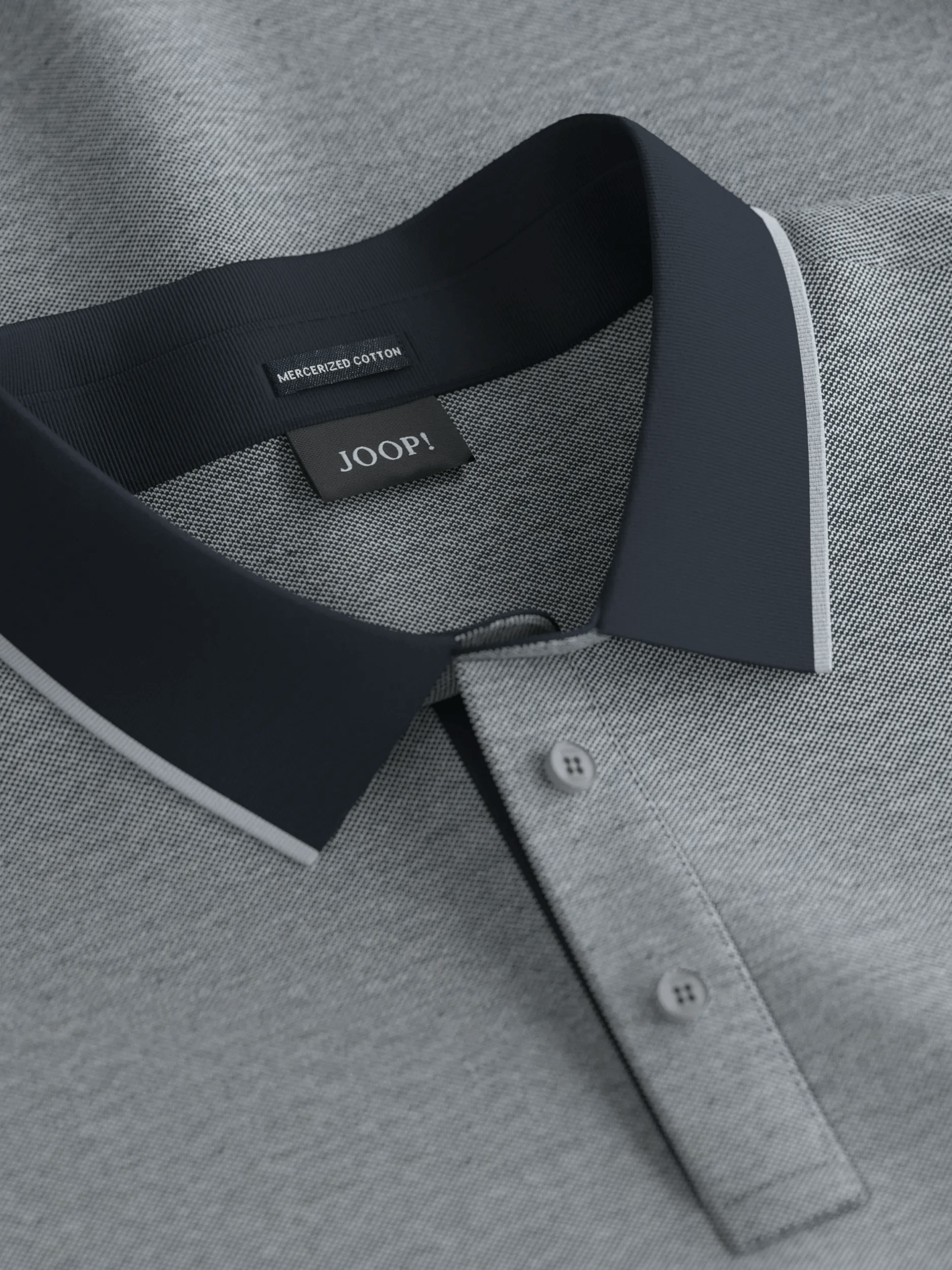 JOOP! Poloshirt »Percyco« kontrastive Elemente mit feinen Streifen