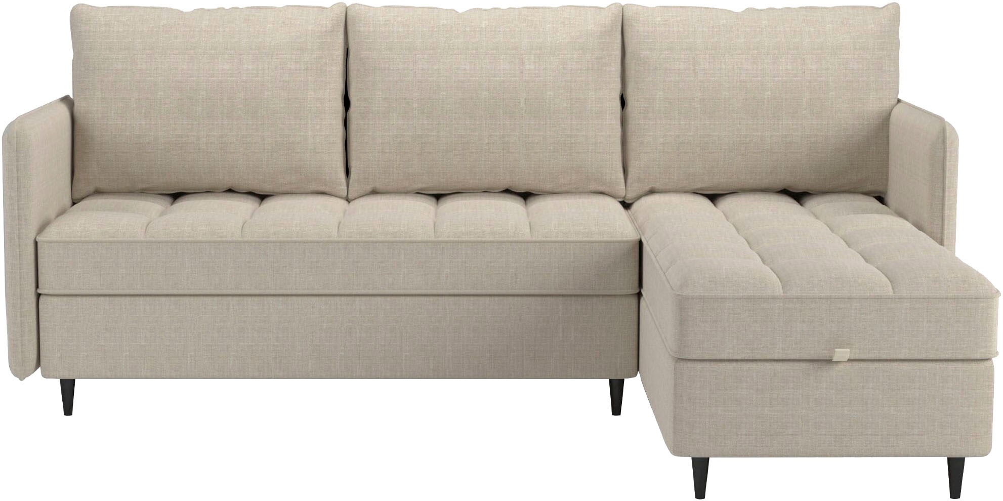 Dorel Home Ecksofa "LINDHUS, L-Form, verschiedene Stellvarianten, Modulsofa günstig online kaufen