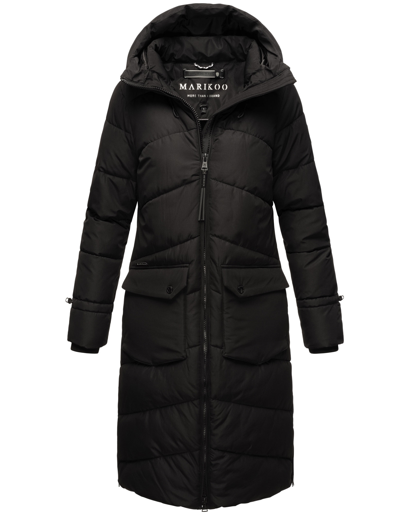 Marikoo Winterjacke »Tomomii XVI«, warmer Winter Stepp Mantel mit Kapuze