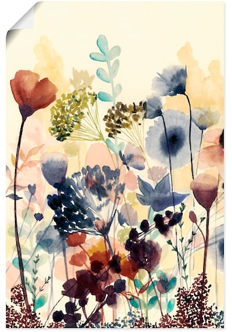 Artland Wandbild »Sonnengetrocknete Blüten I«, Blumenwiese, (1 St.), in vielen Größen... kaufen