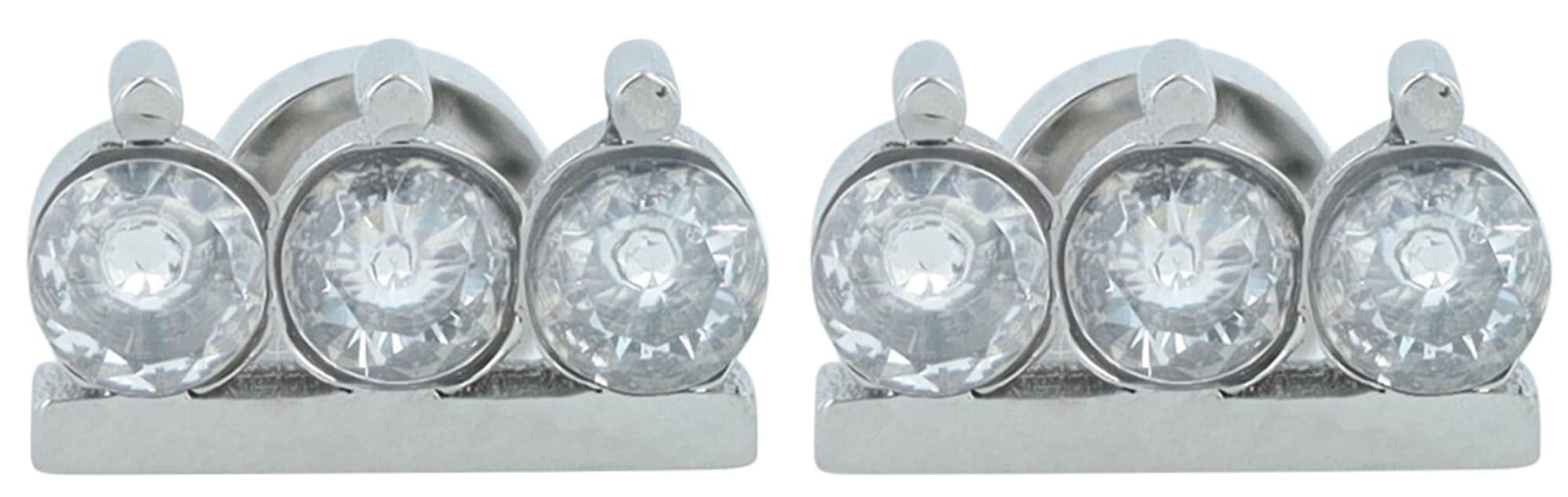 Adelia´s Paar Ohrhänger "Damen Ohrringe – Ohrstecker aus Edelstahl mit Zirk günstig online kaufen