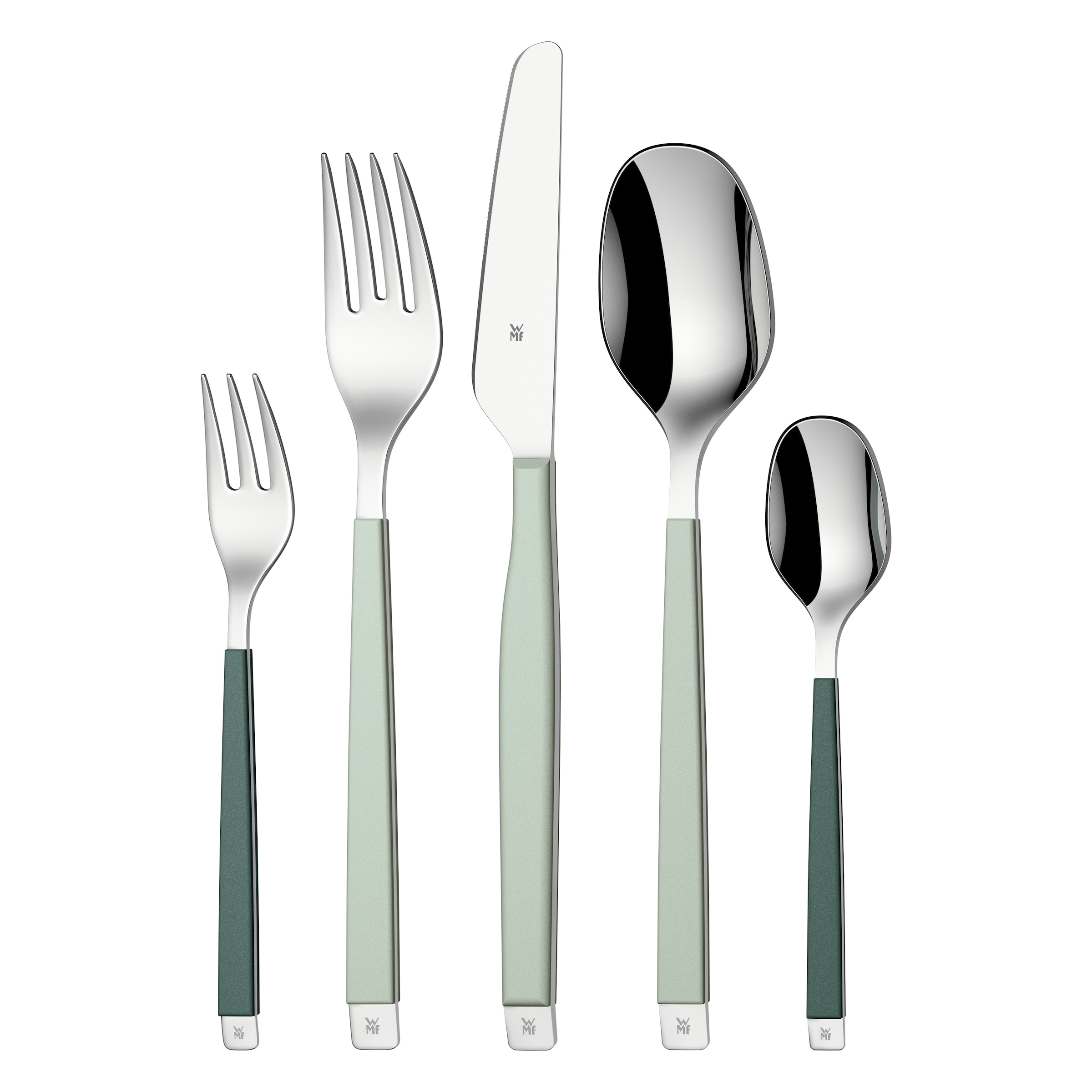 WMF Besteck-Set »Emotion« hochwertiger Cromargan Edelstahl, 6 Personen, robuste Kunststoffgriffe