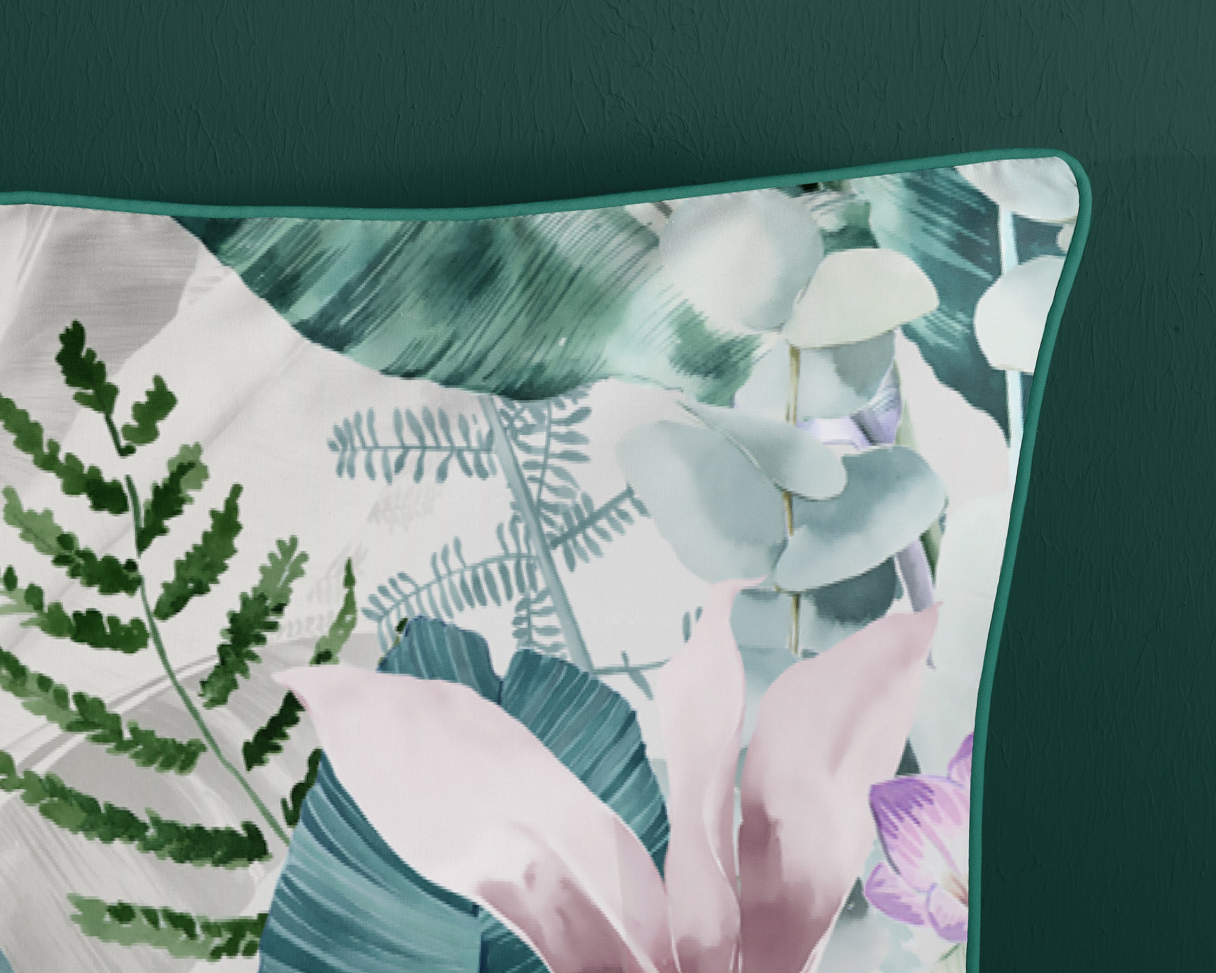 good morning Wendebettwäsche »Novaa« 2 100% Baumwolle, Renforcé, Reißverschluss, Wendeoptik, Blätter