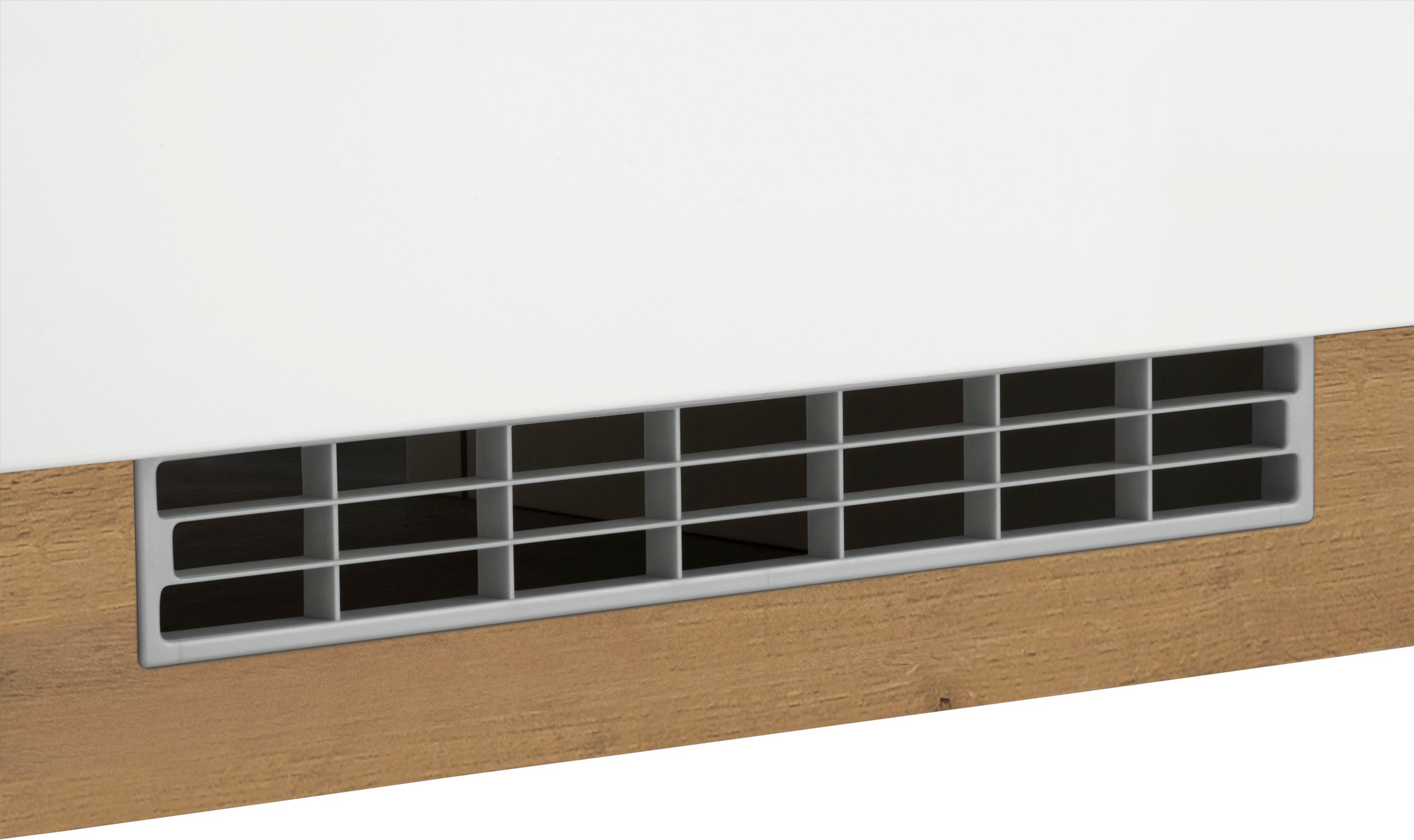 KOCHSTATION Küchenzeile »KS-Brindisi Breite 280 cm«, wahlweise mit E-Geräten und Induktion, mit MDF-Fronten und Regal