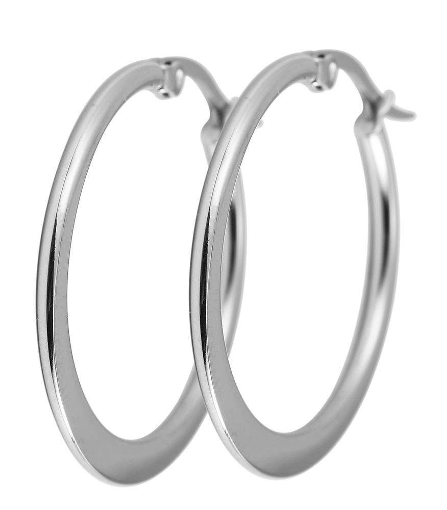 Adelia´s Paar Creolen »Neuheit 2025 - Damen Creolen aus poliertem Edelstahl«