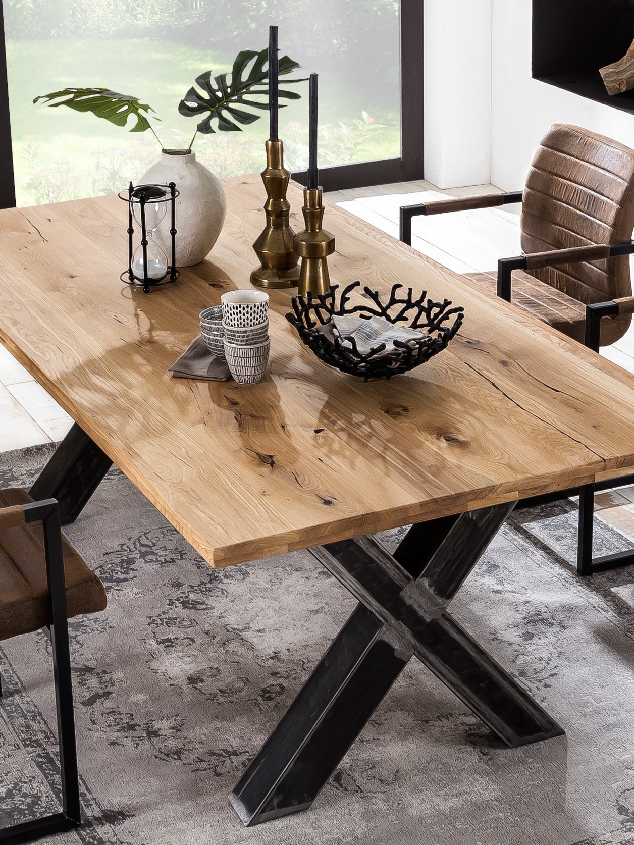SIT Tischbein, (1 St.), im Used-Look