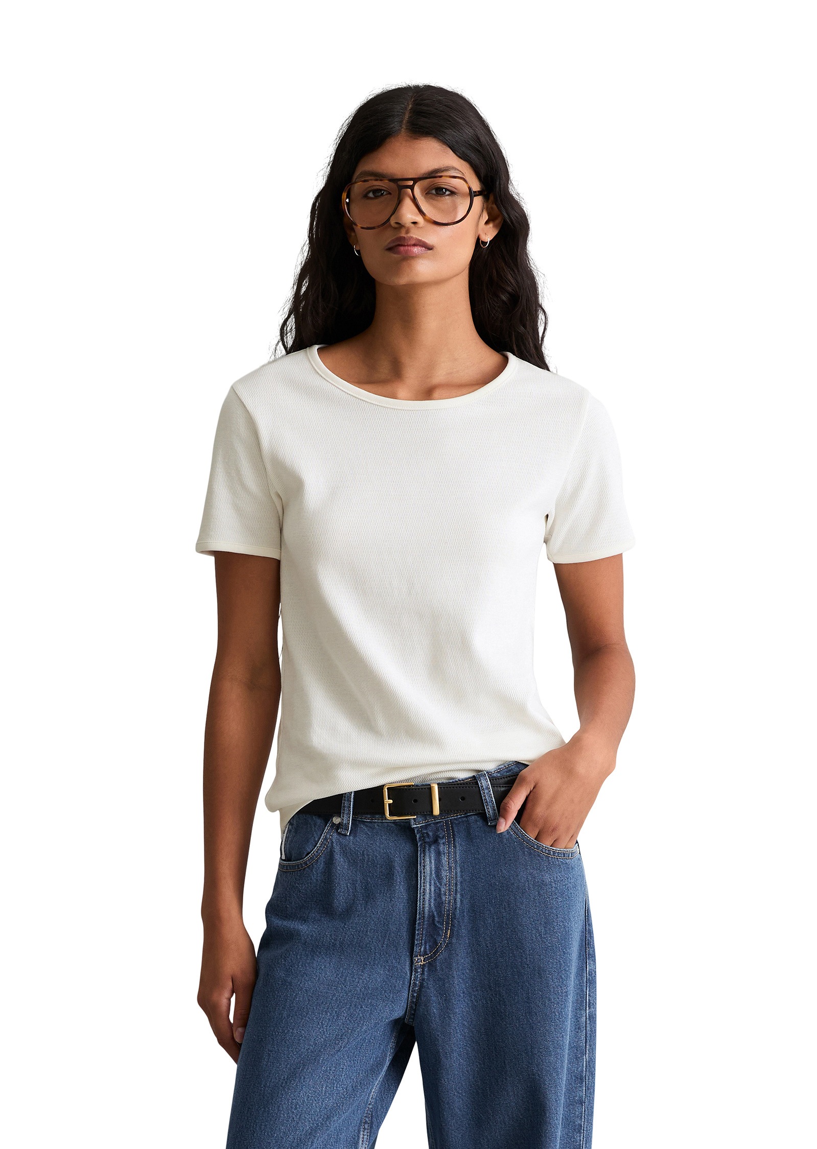 Marc OPolo DENIM T-Shirt "aus reiner Bio-Baumwolle" günstig online kaufen