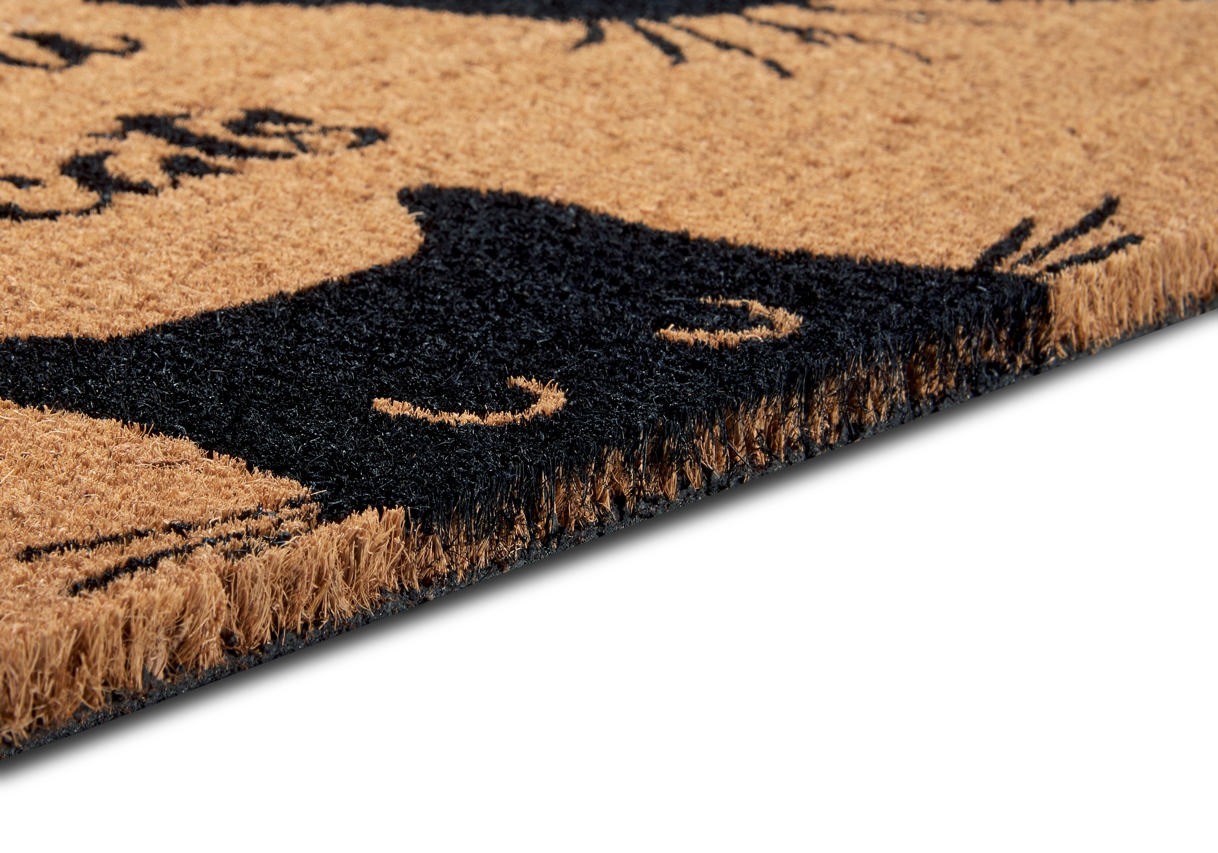 HANSE Home Fußmatte »Mix Mats Kokos Cat Fan, Türmatte«, rechteckig, 15 mm Höhe, Kokos, Schmutzfangmatte, Outdoor, Rutschfest, Innen, Kokosmatte, Flur