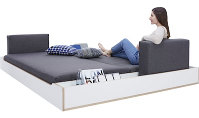 Futonbett »MAUDE Bett«, Überlänge 210 cm