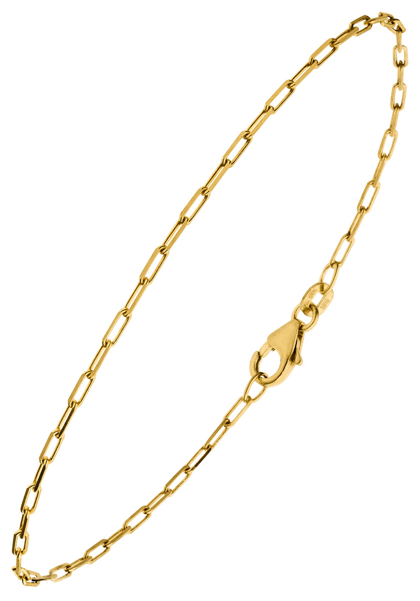 Goldarmband JOBO "Armband Ankerarmband 1,6 mm 19 cm", gelbgold 585, Armbänder, Damen, Gelbgold 585, Goldarmband, 585 Gold massiv