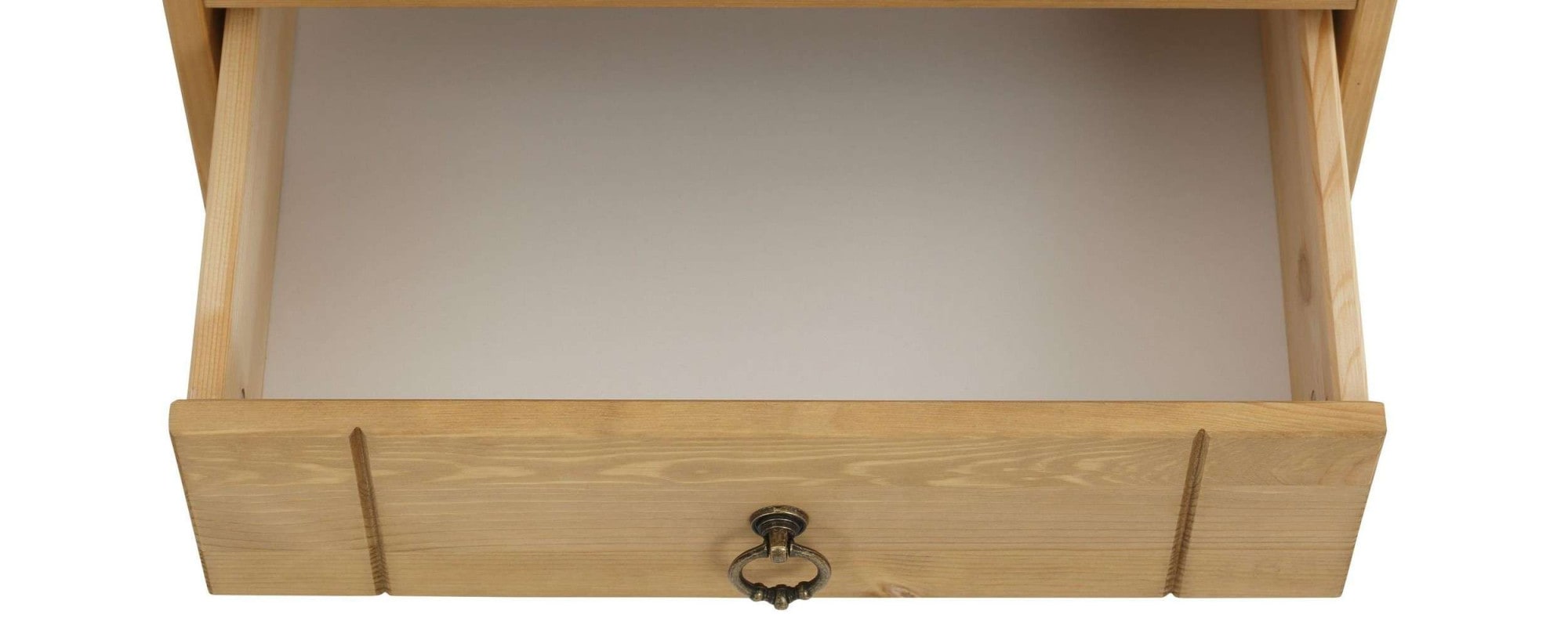 OTTO home Hochschrank »Indra, Badschrank, Badmöbel, Badezimmerschrank« B/T/H: 46/32/186 cm,  aus massiver Kiefer, mit Schublade, FSC®-zertifiziert