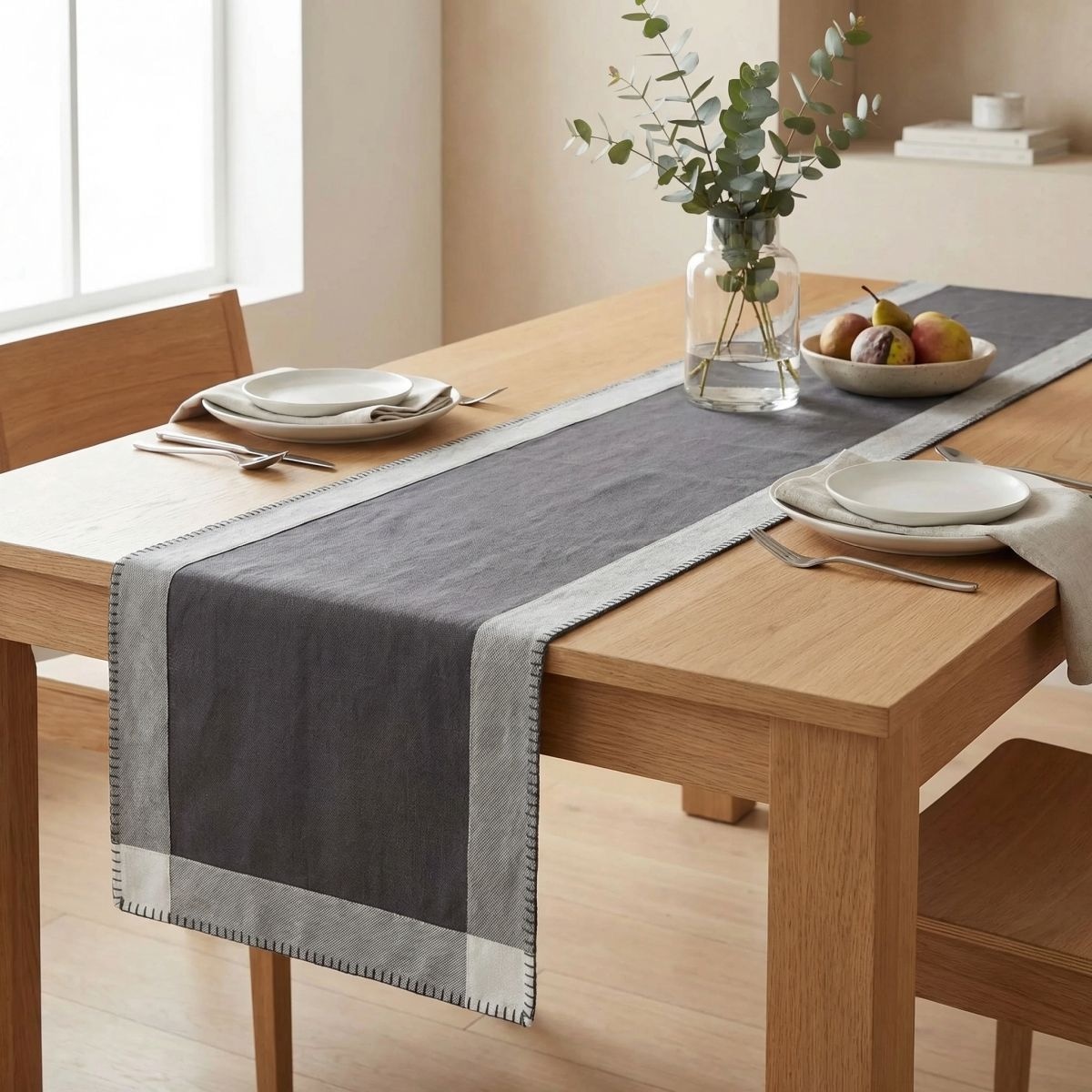 OTTO home Tischläufer »Tischläufer grautöne 45x150cm«