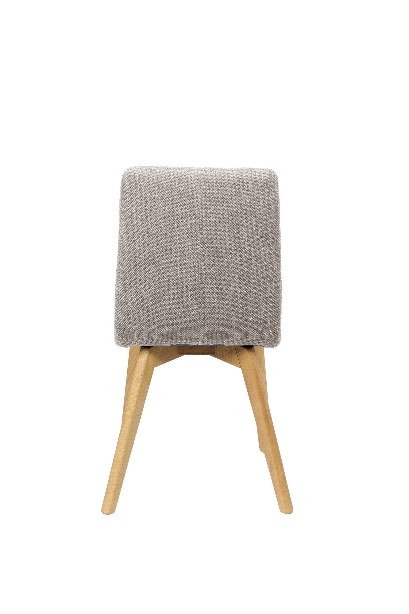 Home affaire 4-Fußstuhl »Arosa Esszimmerstuhl, Polsterstuhl, Küchenstuhl, Speisestuhl, Essstuhl«, (Set), 2 St., Chenille, 2er-Set, Beine aus Massivholz Eiche oder Buche, mit gestepptem Stoff