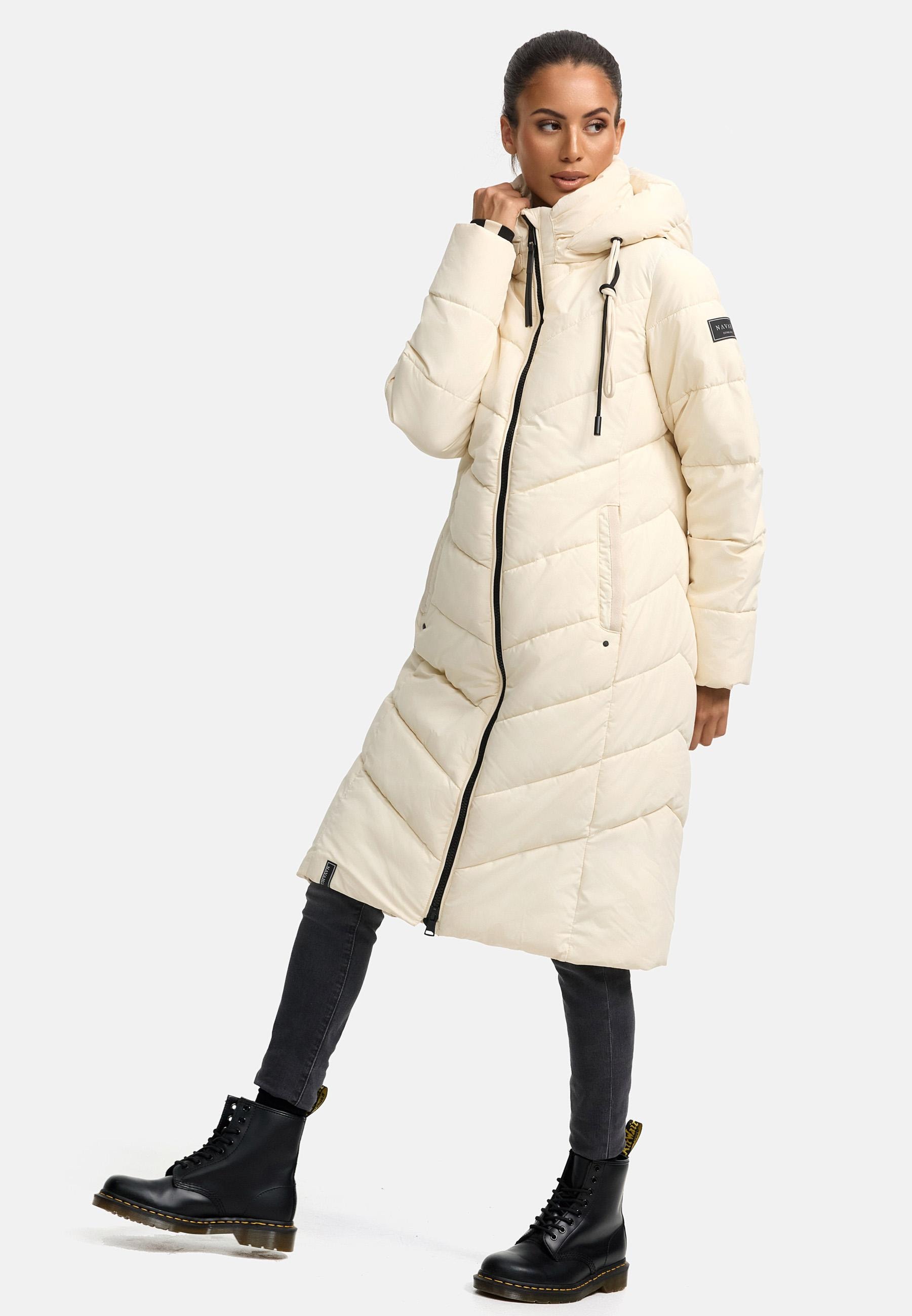 Navahoo Steppmantel »Sahnekatzii XIV«, Schicker Wintermantel mit kuschlig warm wattiertem Kragen