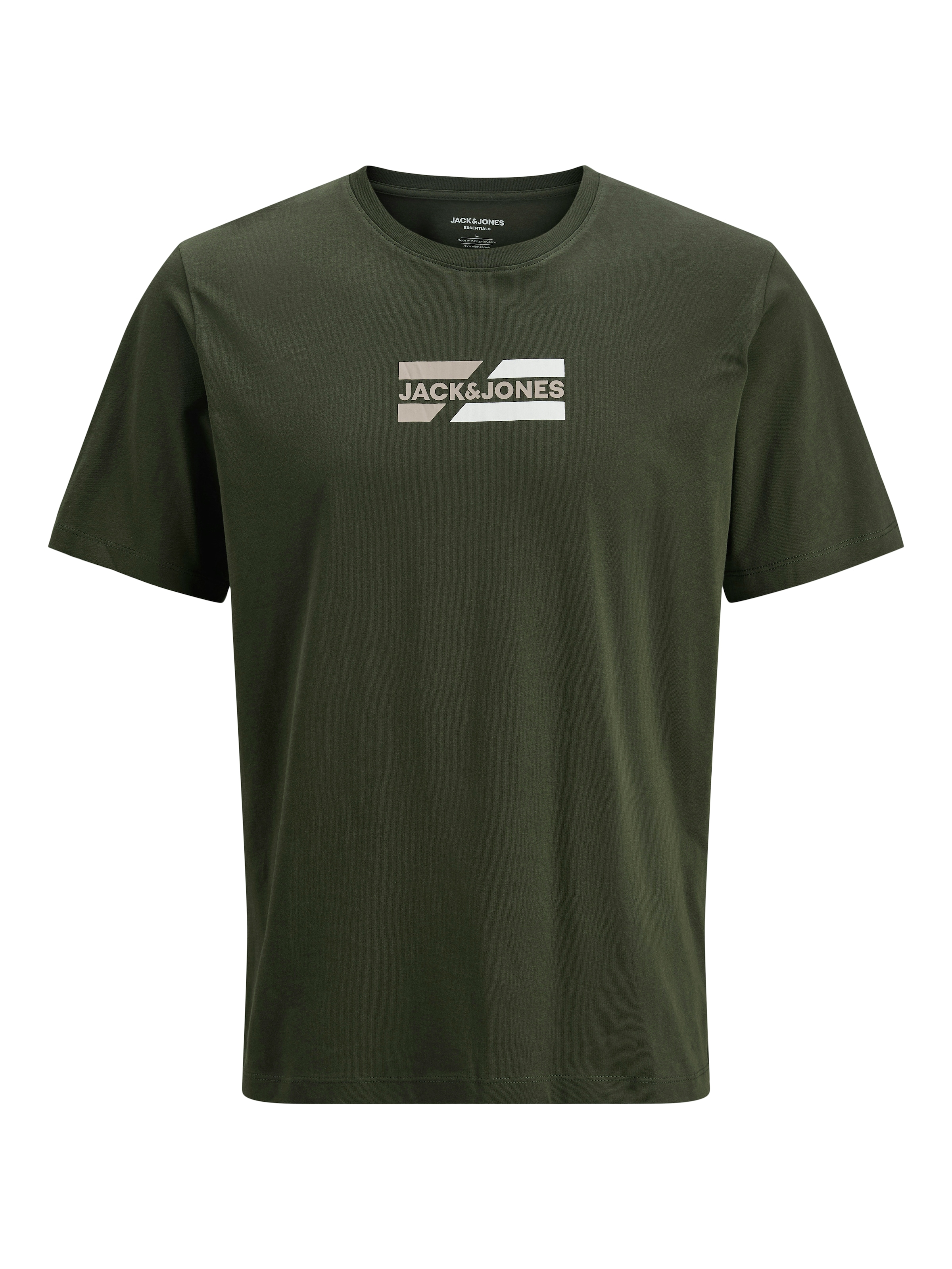 Jack & Jones Rundhalsshirt »JJECORP GRAPHIC TEE SS O-NECK NOOS«, mit Logo Print