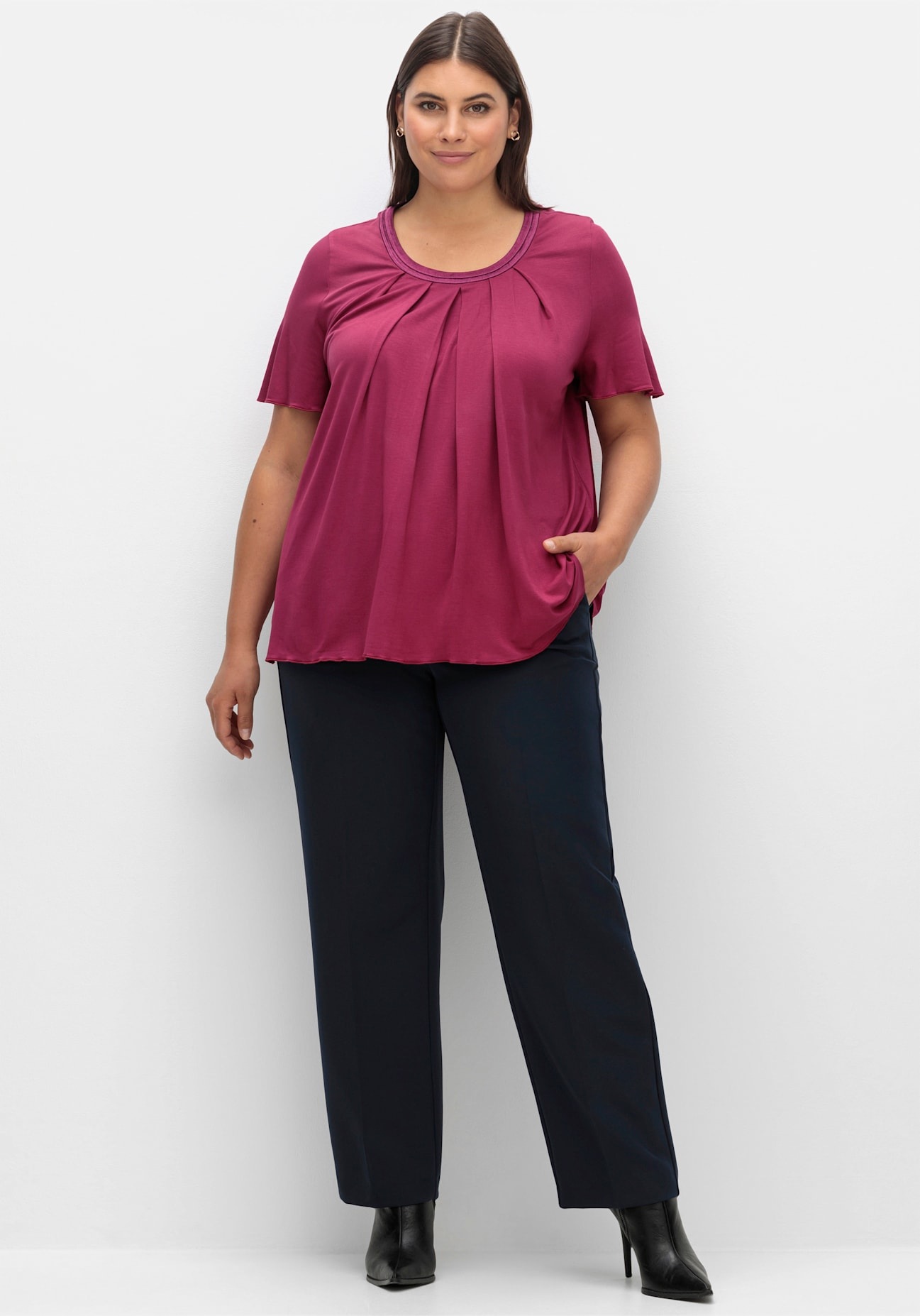 Sheego T-Shirt "T-Shirt" 1 Stk. günstig online kaufen