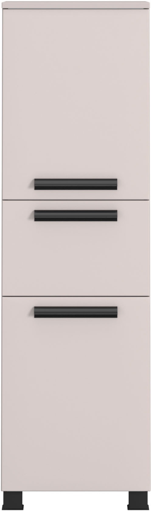 welltime Badmöbel-Set »SALVADA, 5tlg-Set, gedämpfte Scharniere, Softclose, Keramikbecken« Maße (B/T/H): 180/47,5/200 cm, 