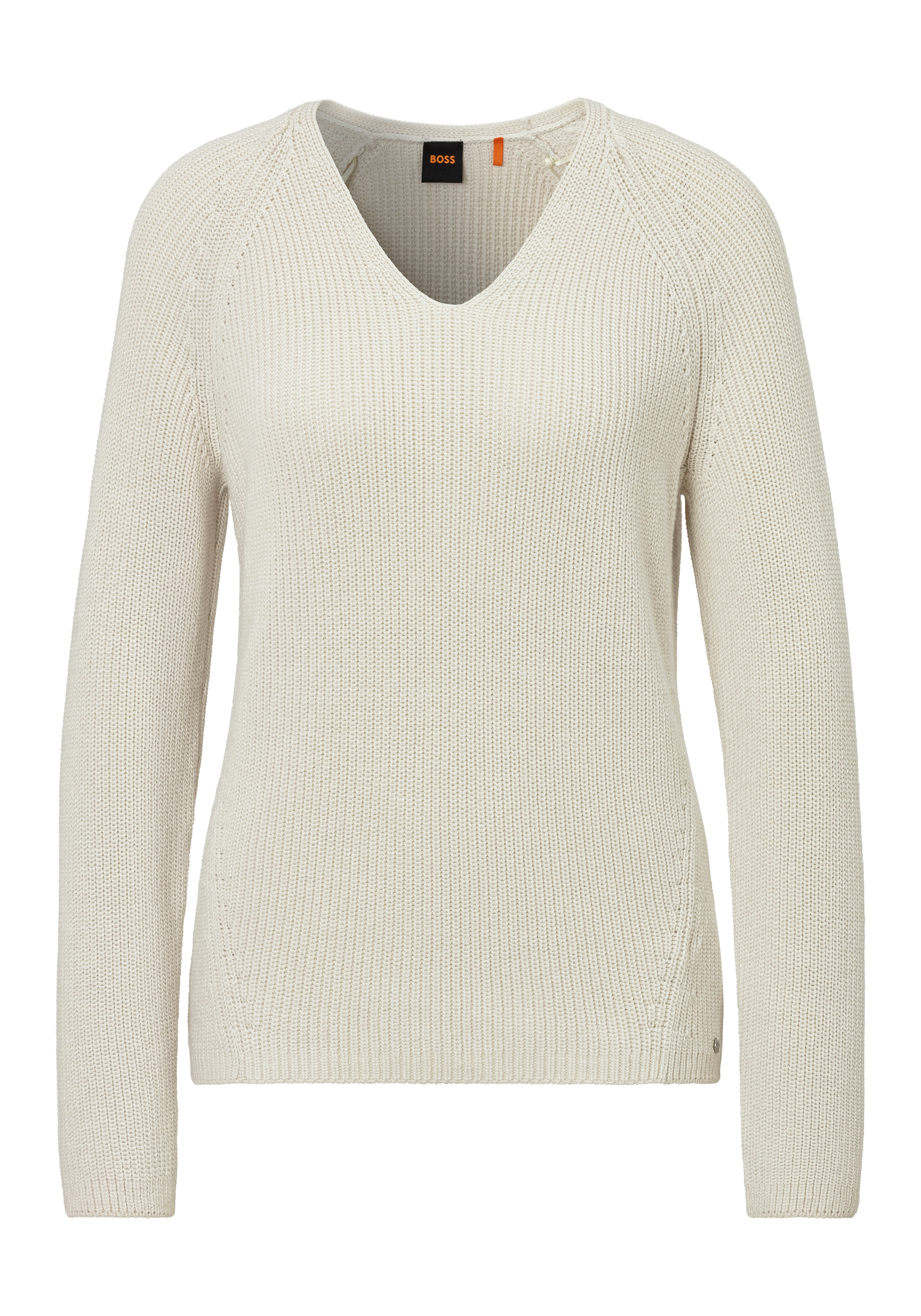 BOSS ORANGE Strickpullover "C Fardin", mit Charm mit BOSS Logo günstig online kaufen