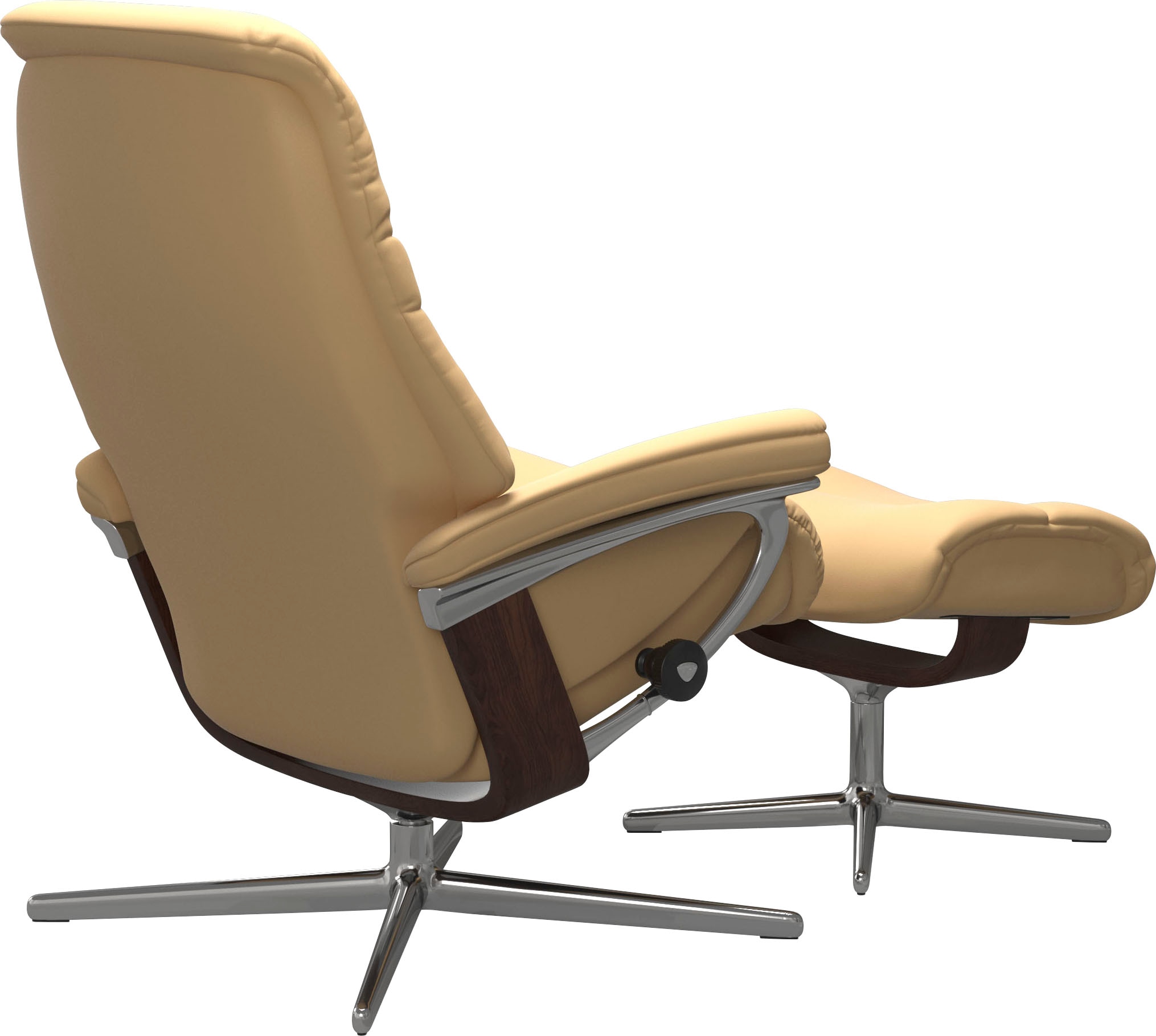 Stressless Fußhocker "Sunrise", mit Cross Base, Größe S, M & L, Holzakzent günstig online kaufen