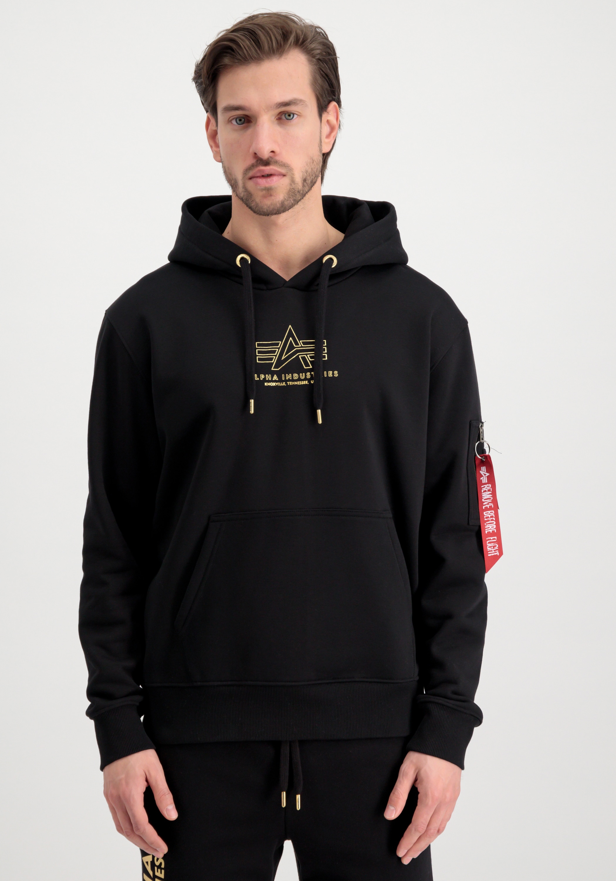 Alpha Industries Hoodie "Alpha Industries Men - Hoodies Basic Hoodie ML Foil Print"