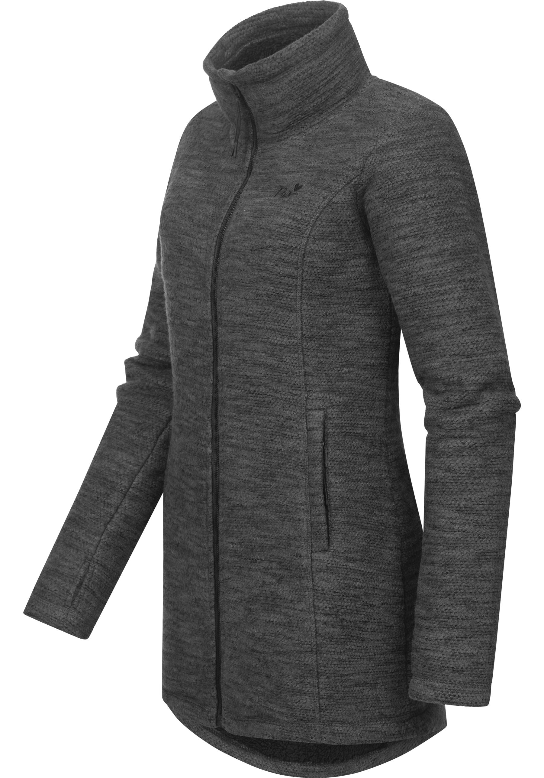 Ragwear Strickjacke »Miram Melange«, Kuschelige Übergangsjacke in Strick-Optik