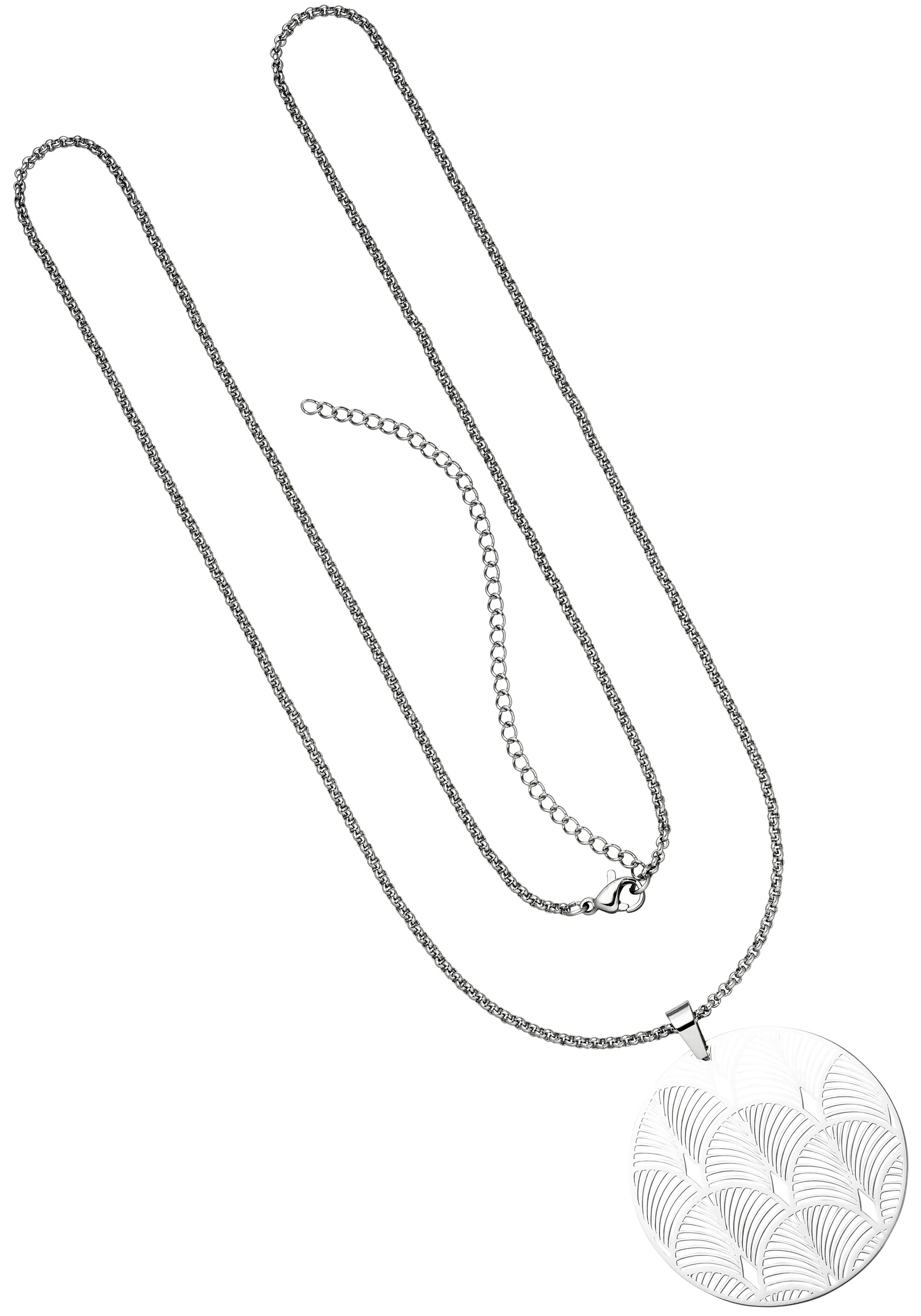 JOBO Kette mit Anhänger, Edelstahl 80 cm