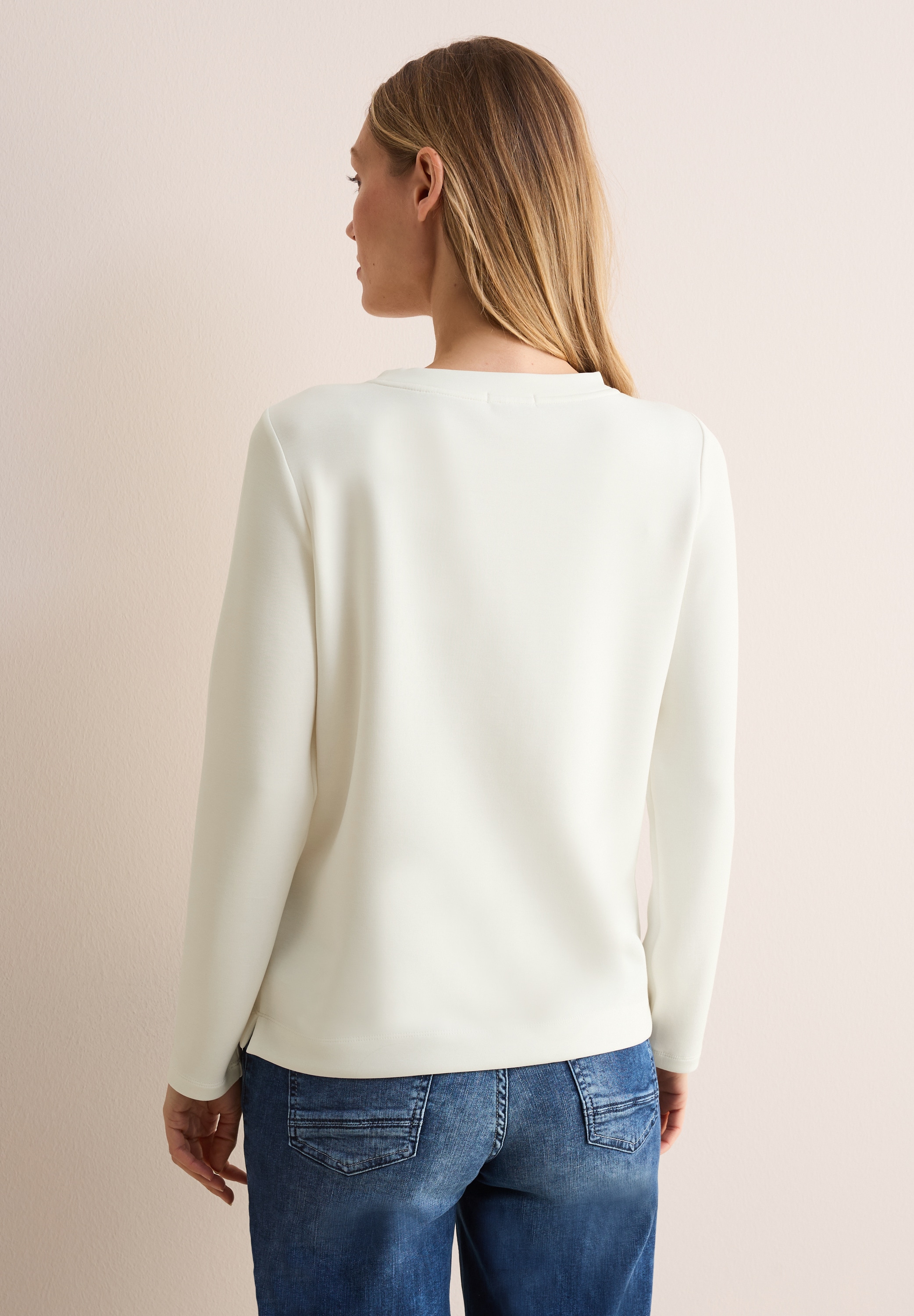 Cecil Langarmshirt, mit U-Boot-Ausschnitt
