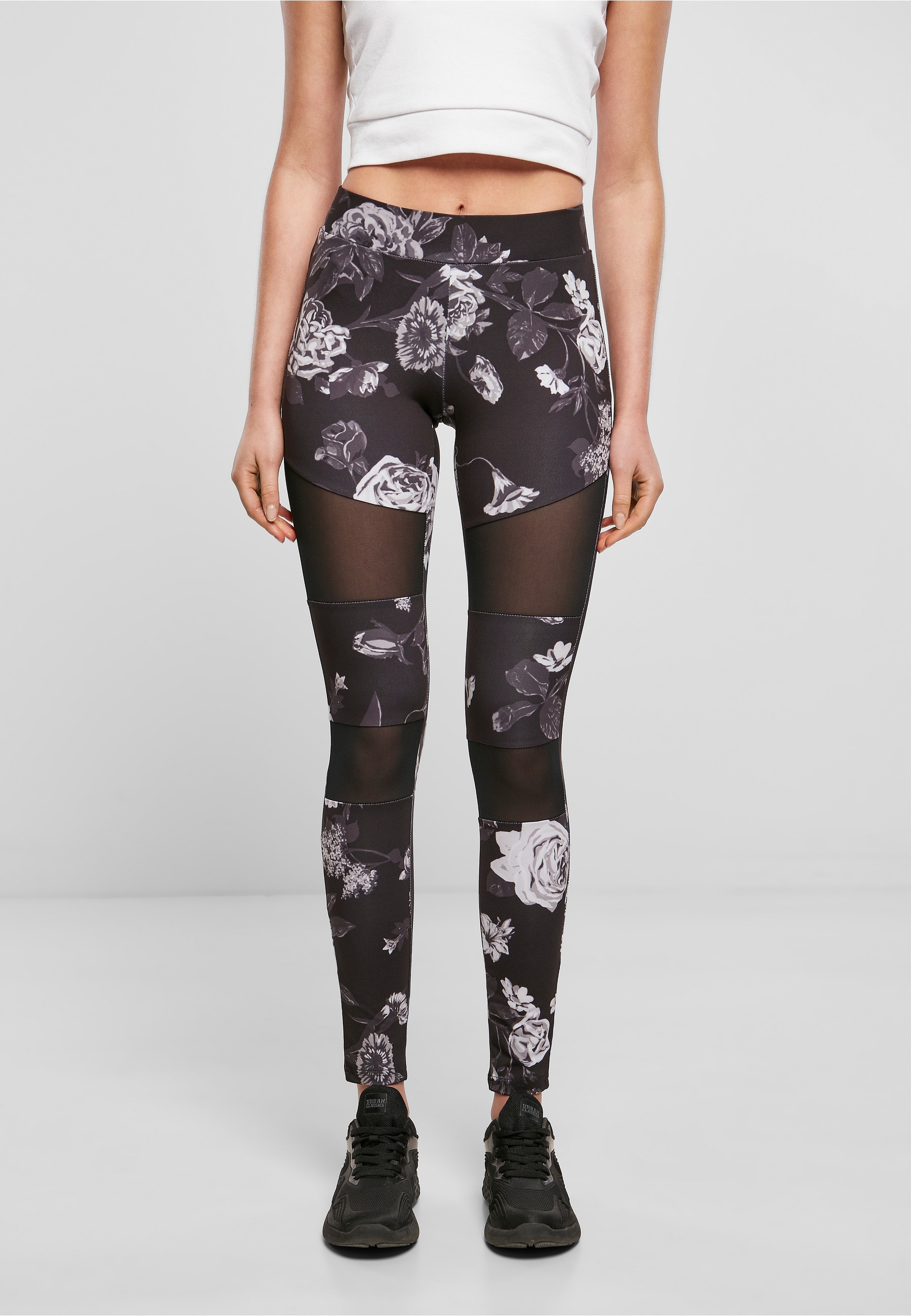 URBAN CLASSICS Leggings »Urban Classics Damen Ladies Tech Mesh AOP Leggings«