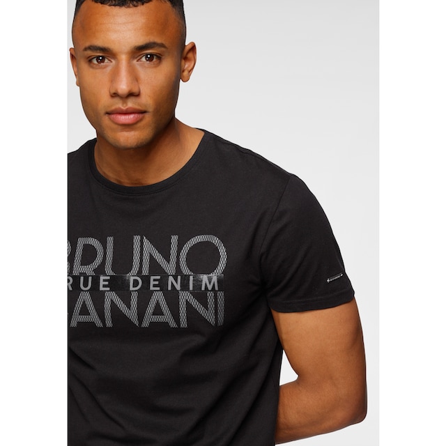 Bruno Banani T-Shirt, mit glänzendem Print ▷ kaufen | BAUR