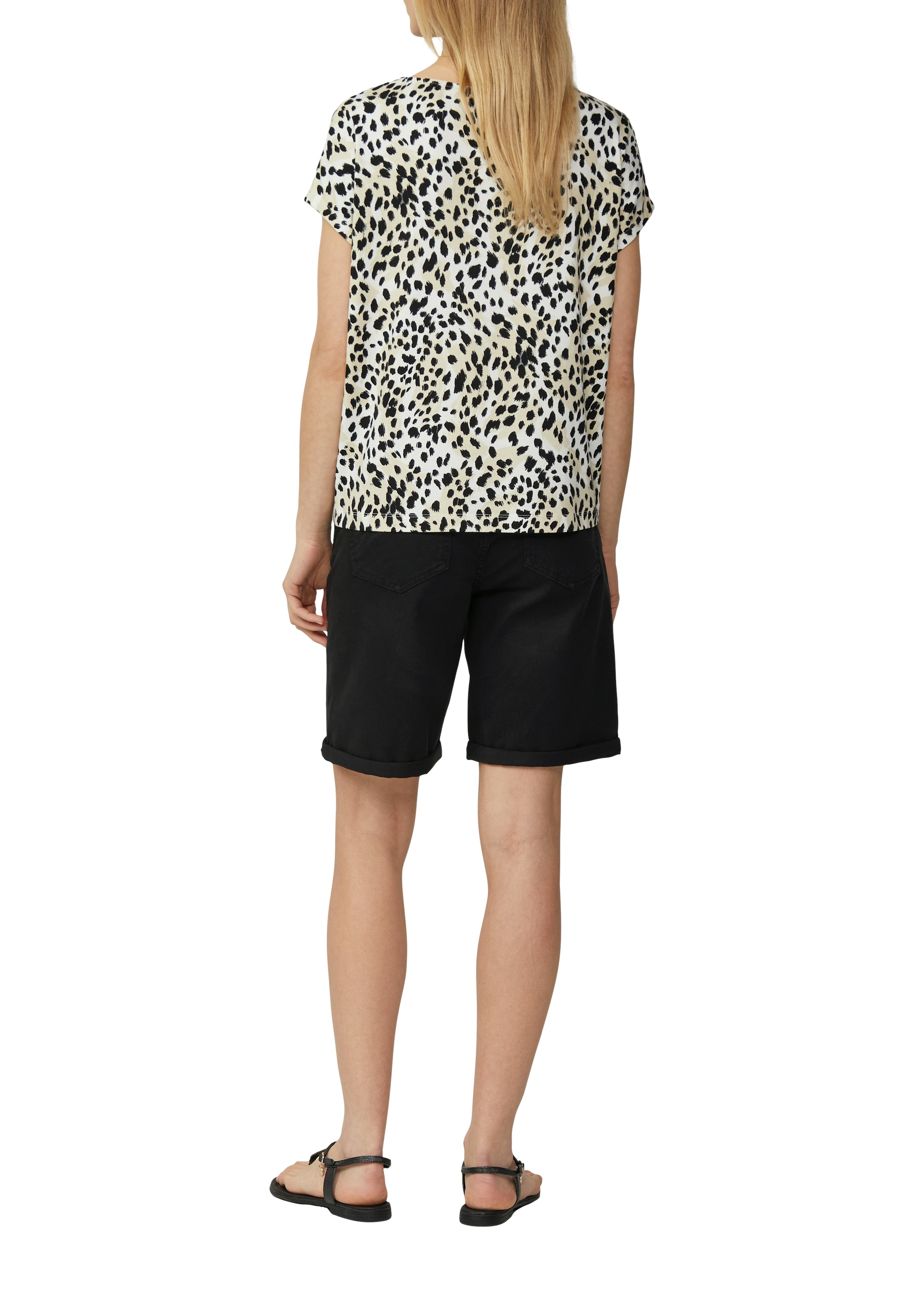 s.Oliver T-Shirt Women Offwhite Leo Size 40 3