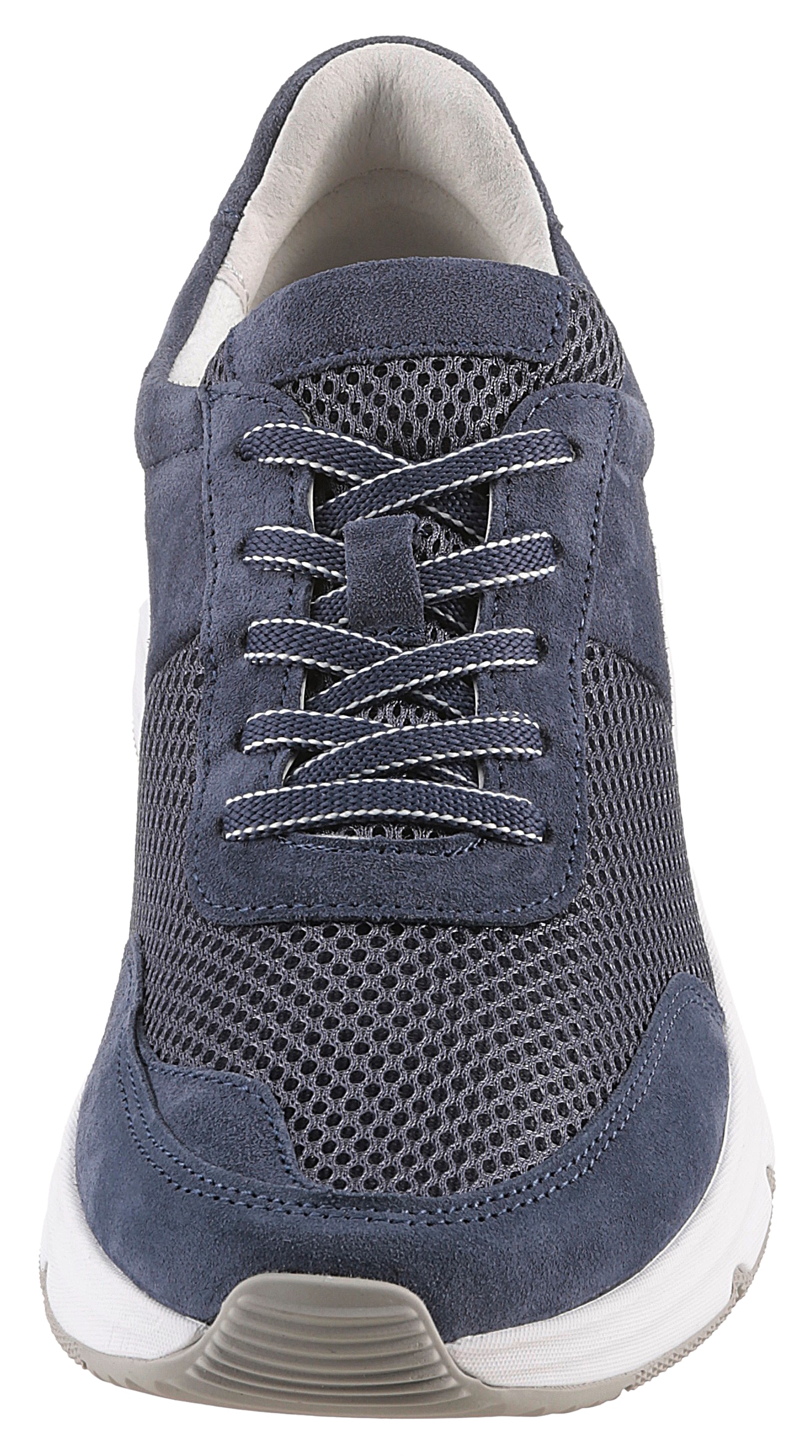 Gabor Rollingsoft Keilsneaker, Freizeitschuh, Halbschuh, Schnürschuh, Logoschriftzug an der Ferse