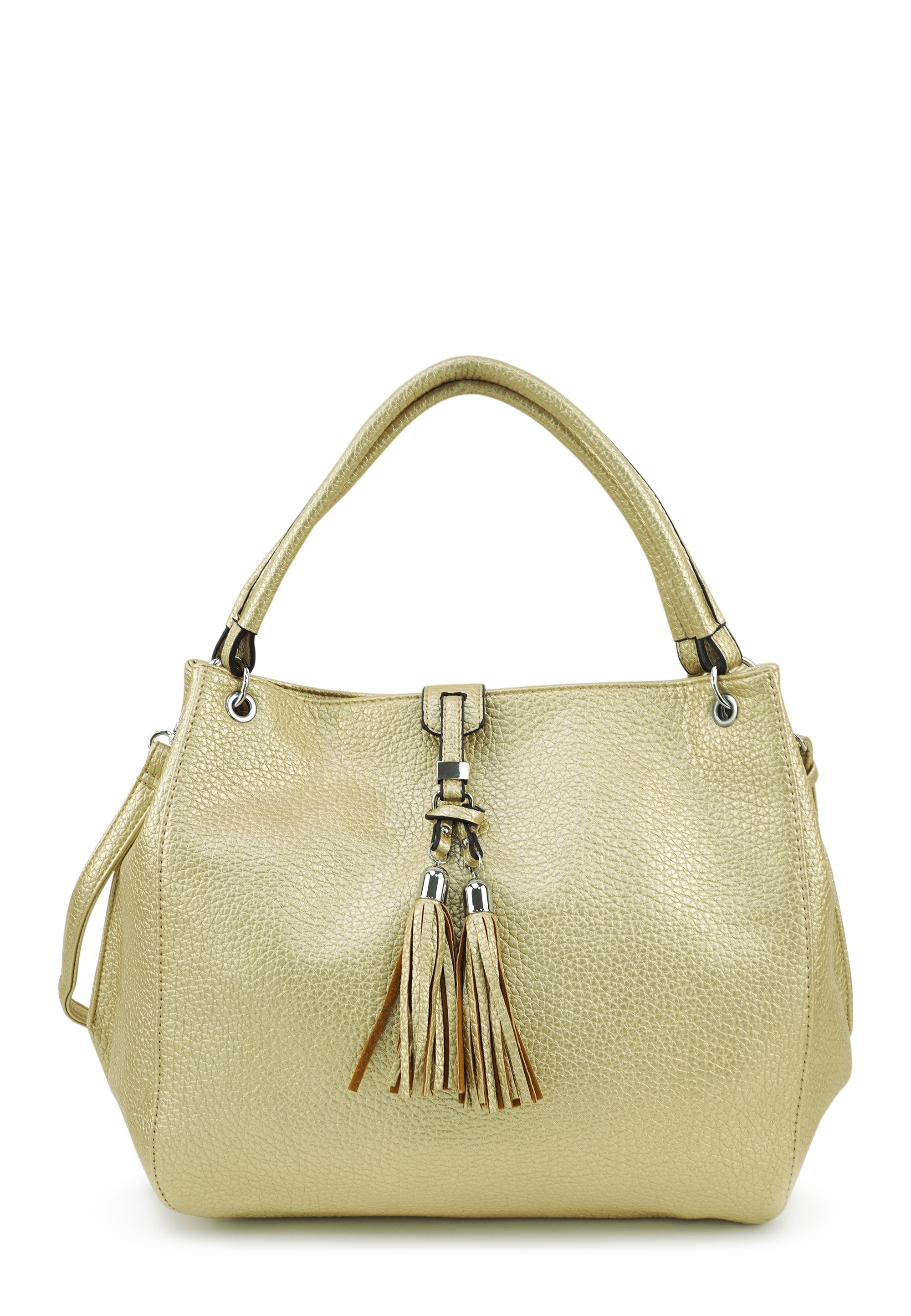 Harpa Schultertasche "UZAY" mit dekorativer Troddel