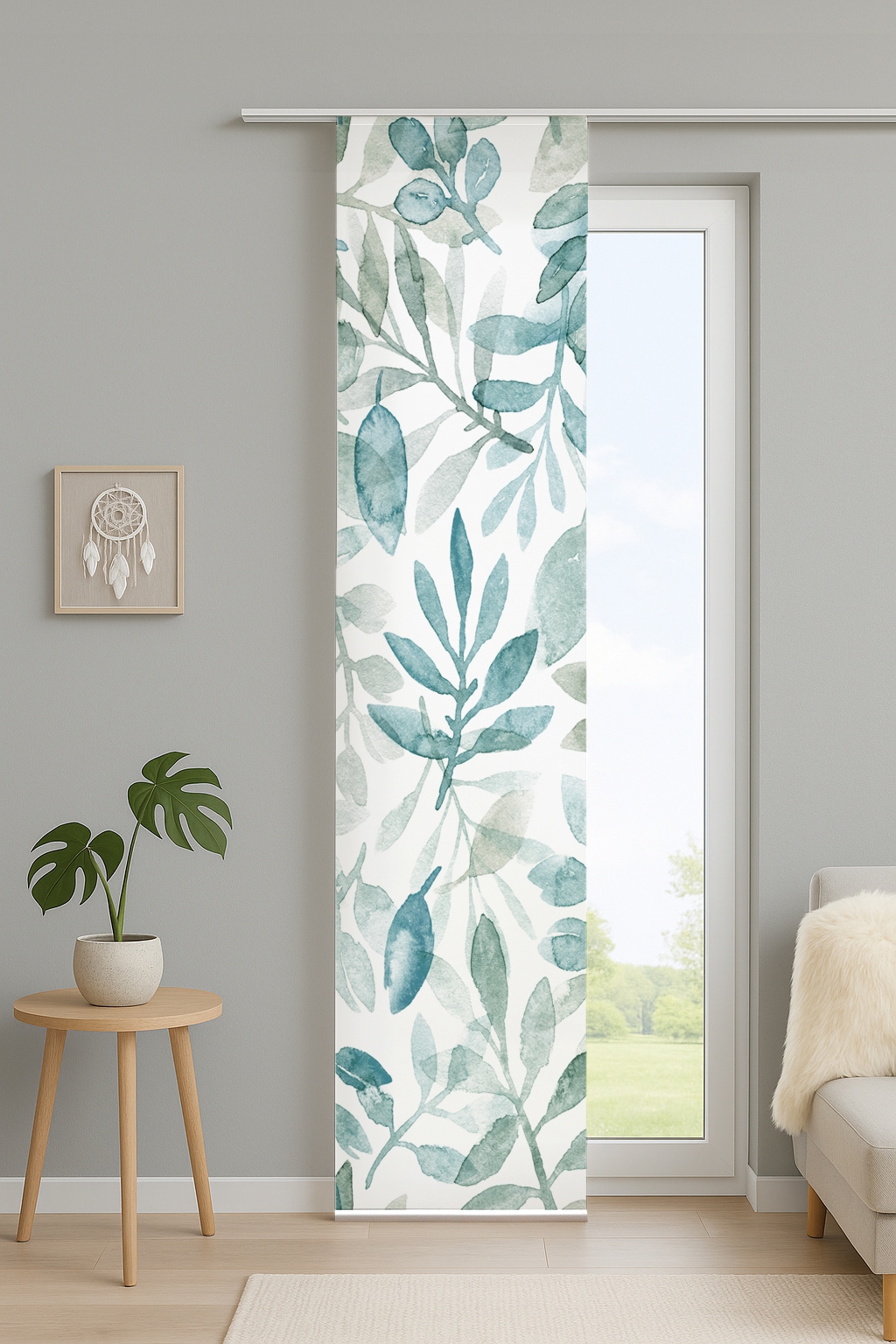 HOME WOHNIDEEN Schiebegardine »KAORI« Paneelwagen 1 Stk. tlg. digital bedruckt