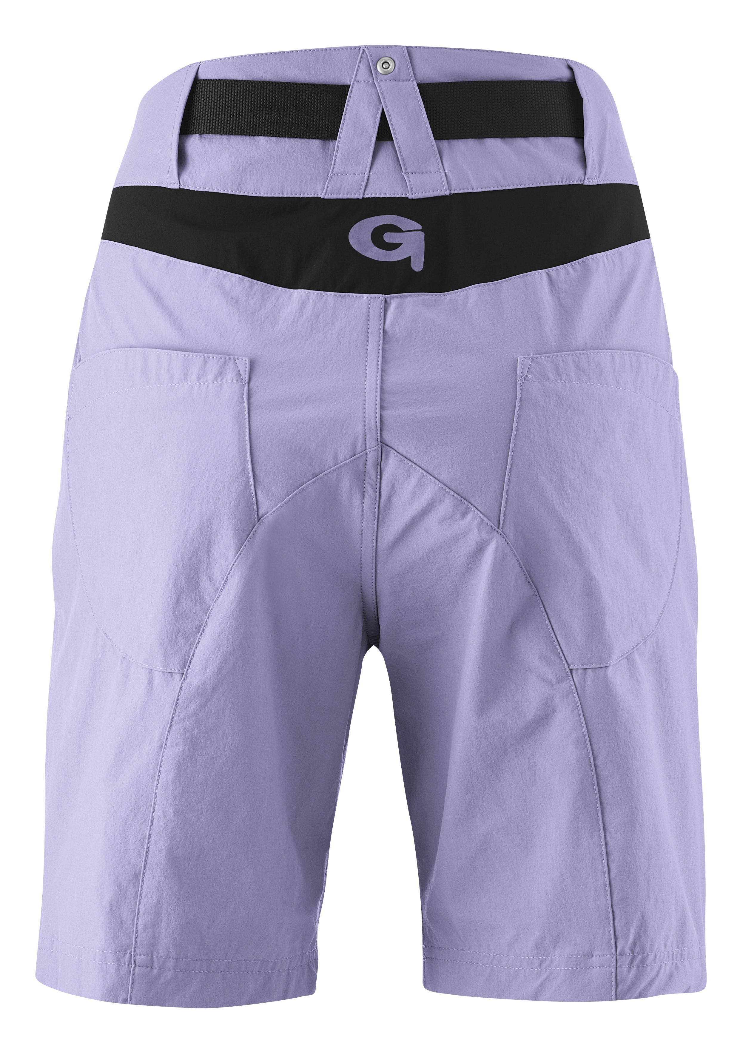 Thumbnail - Gonso Fahrradhose "Mira Basic" kurze Damen Radhose mit Sitzpolster, wasserabweisend, inkl. Gürtel