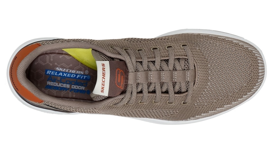 Skechers Sneaker »CORLISS-DORSET«, Retro Sneaker, Komfortschuh mit hochwertigem Dämpfungstechnologien