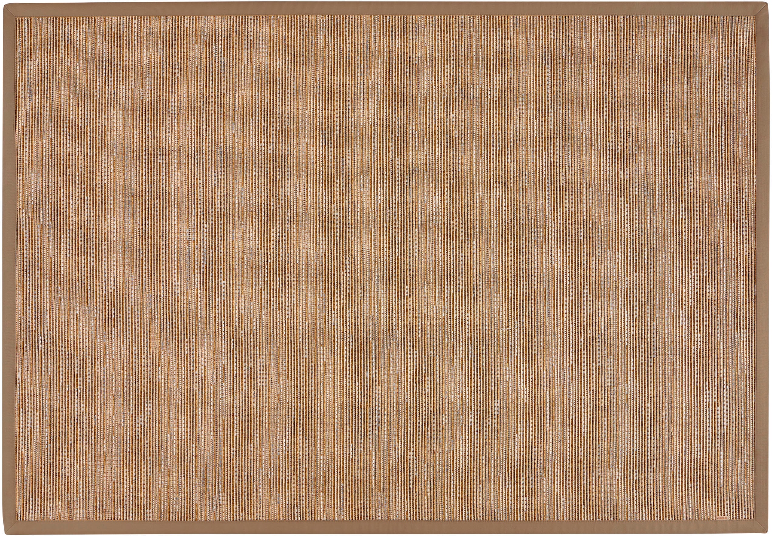 Dekowe 1100000002199 "Naturino Effekt" rechteckig 8 mm Höhe Flachgewebe, Sisal-Optik, mit Bordüre, In- und Outdoor geeignet