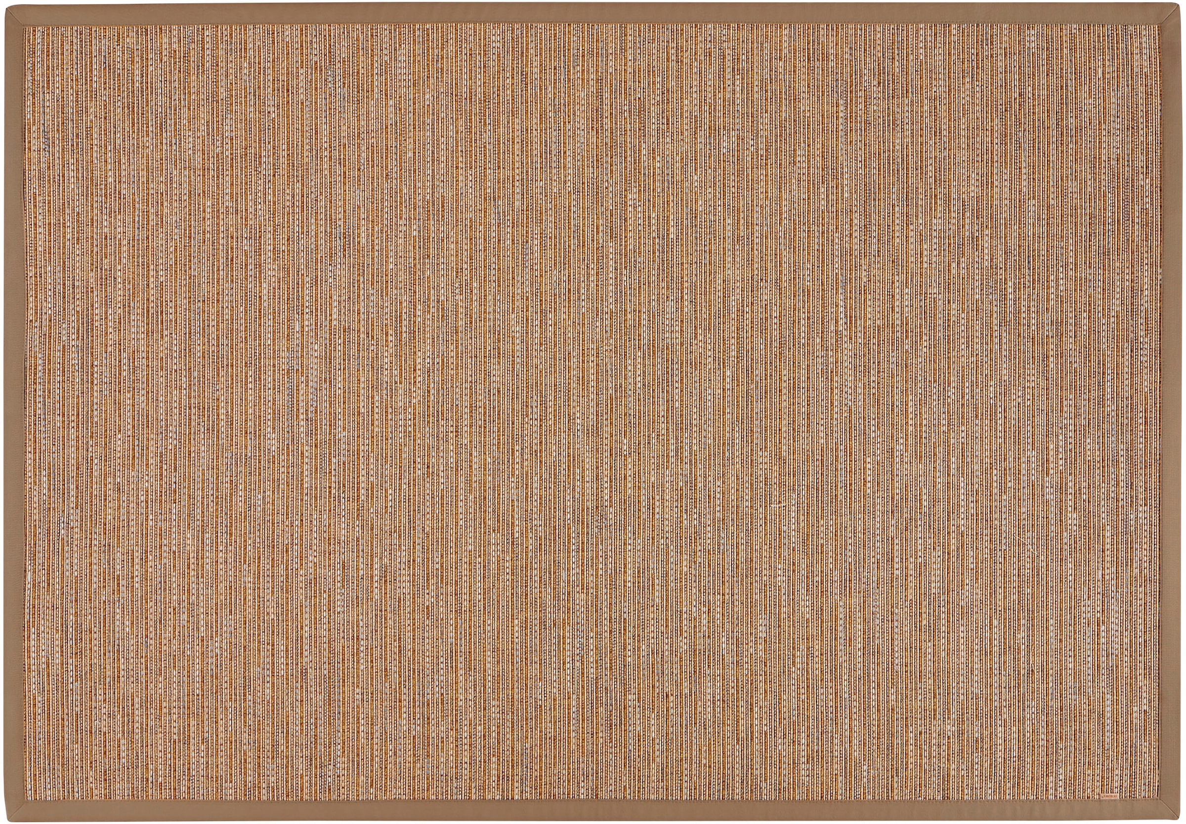 Teppich DEKOWE "Naturino Effekt", braun (camelfarben), B:240cm H:8mm L:340cm, Kunstfaser, Teppiche, Teppich, Flachgewebe, Sisal-Optik, mit Bordüre, In- und Outdoor geeignet