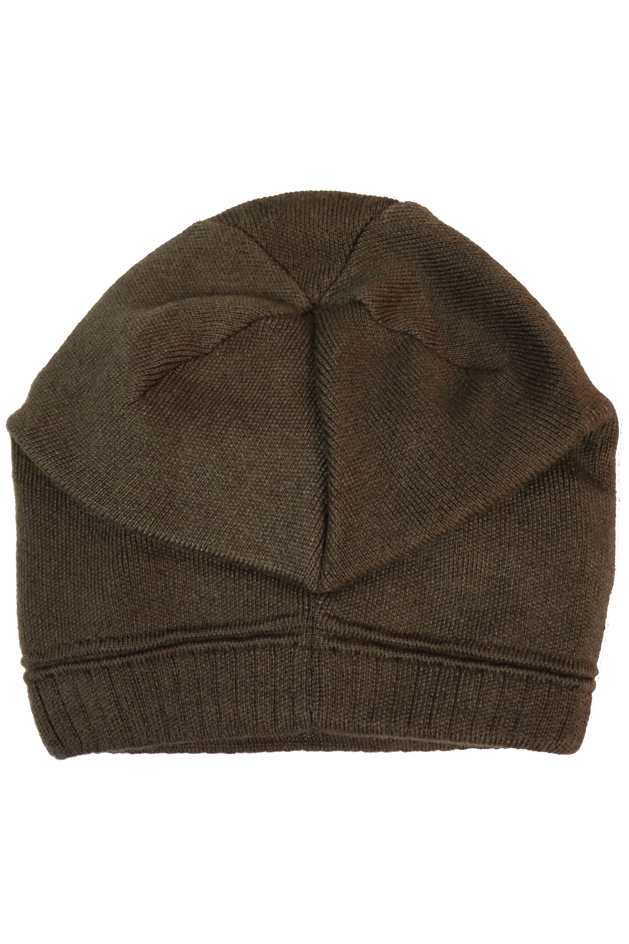 Capelli New York Beanie Metall-Logo, gerafft, Feinstrick