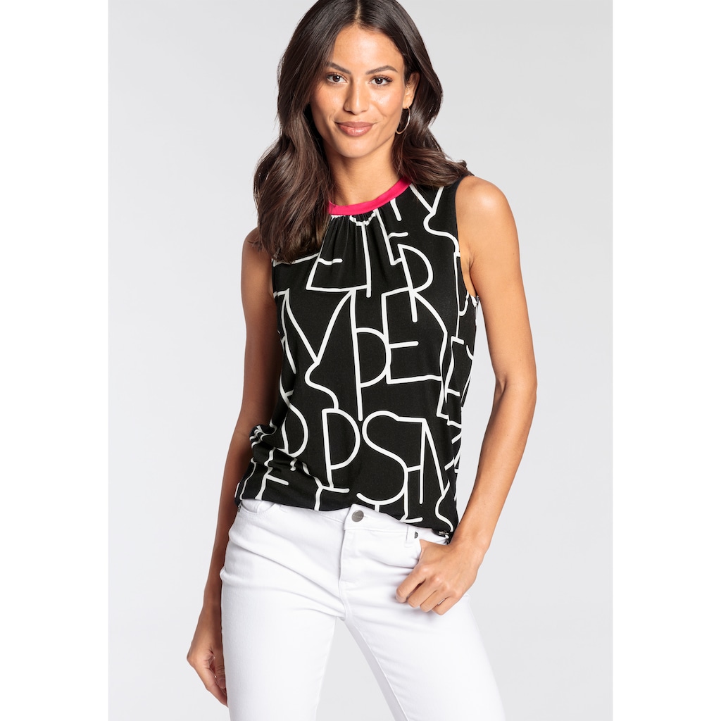 Laura Scott Shirttop, mit modernen Print - NEUE KOLLEKTION