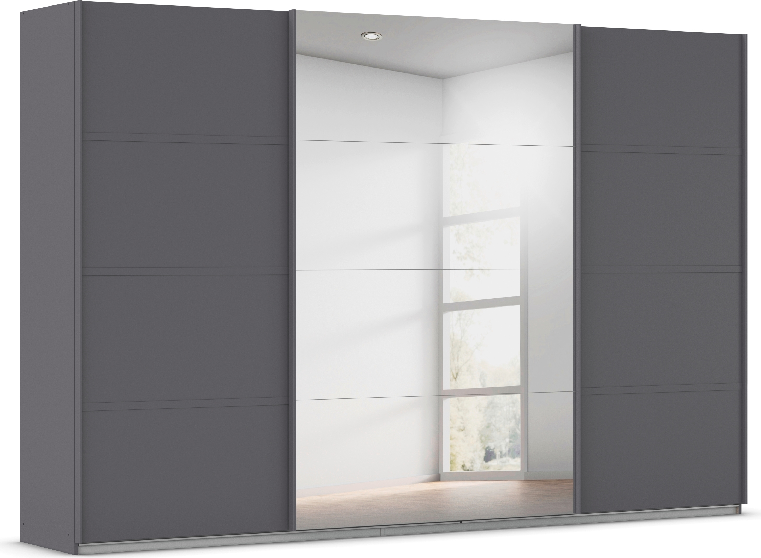 OTTO home Kleiderschrank "Mehrzweckschrank Aktenschrank Möbel Mietswohnung Schlafzimmer AVOLA" 3 verschiedene Ausstattungen BASIC/CLASSIC/PREMIUM (inkl. SOFT-CLOSE), mit eleganten Zierleisten in Chrom, Schwarz oder Weiß MADE IN GERMANY