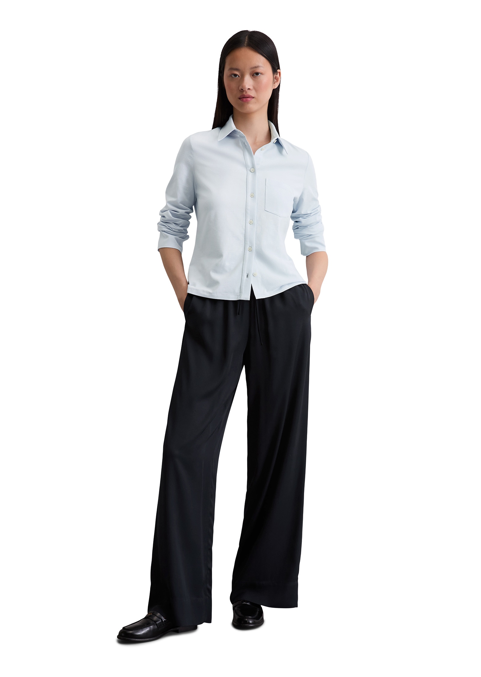Marc O'Polo Langarmshirt »aus Organic-Cotton-Stretch«