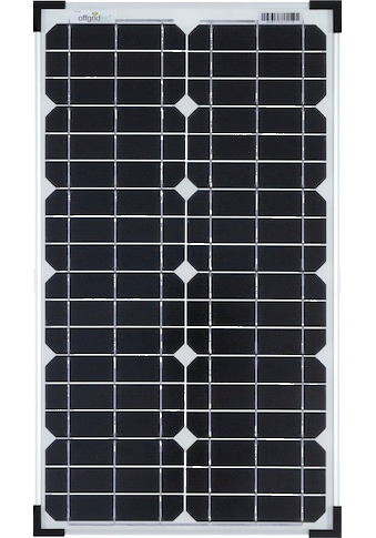 offgridtec Solarmodul »30W MONO 12V Solarpanel« e...